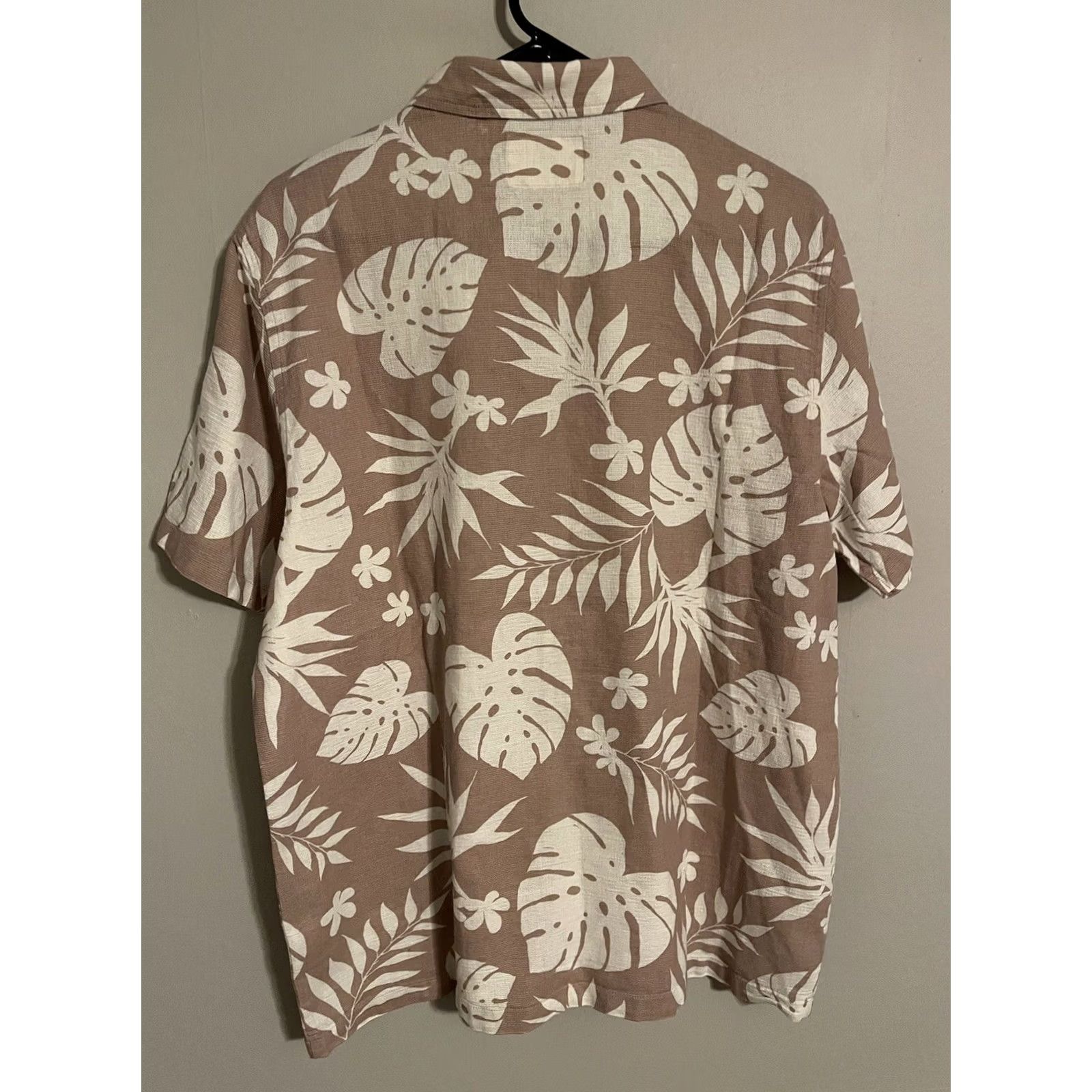 Folk Folk Kingston Pink S/S Button Up Floral Hawaiian Shirt - Men's Large Size US L / EU 52-54 / 3 - 4 Thumbnail