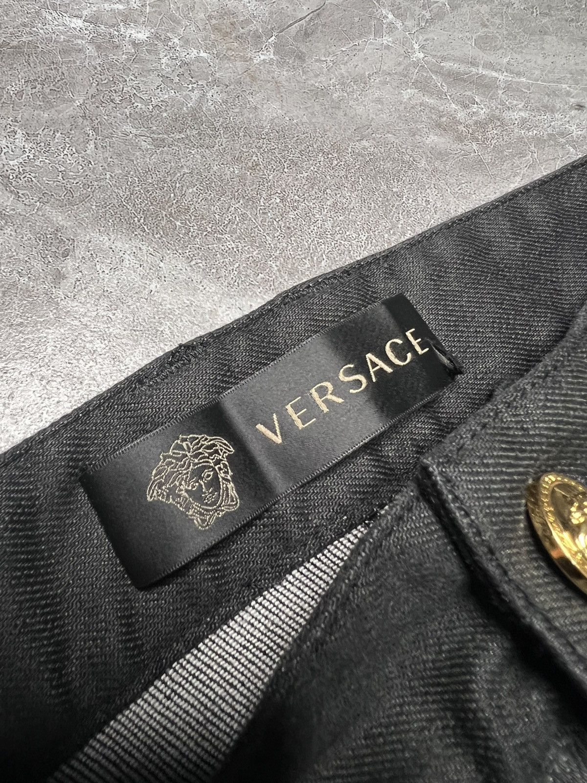 Versace Versace Indigo Dyed Multipocket Cargo Jeans Size US 33 - 10 Thumbnail
