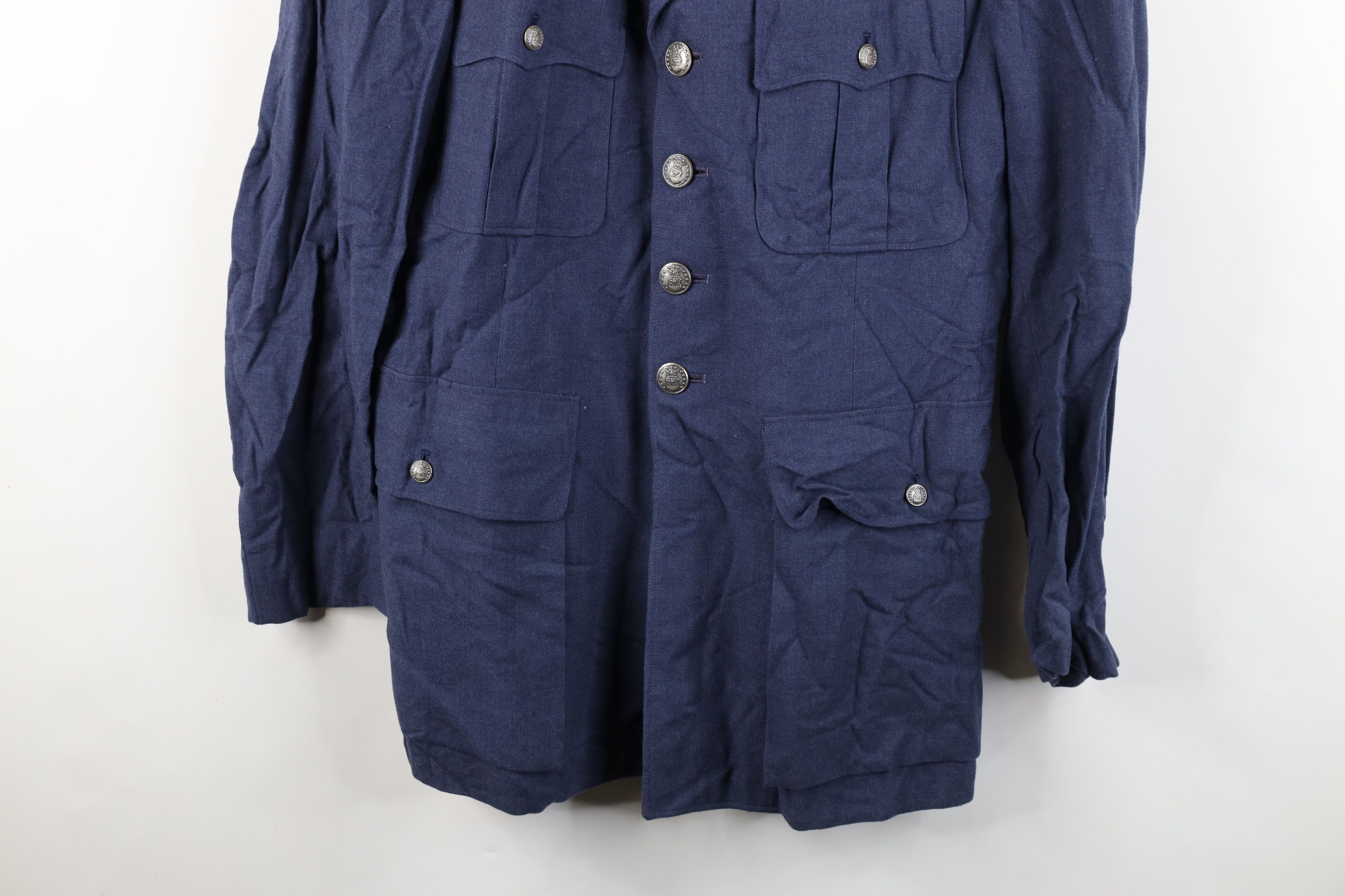 Vintage AS IS Vintage 60s Vietnam War 1084 Officer Jacket Coat USA Size US XL / EU 56 / 4 - 3 Thumbnail