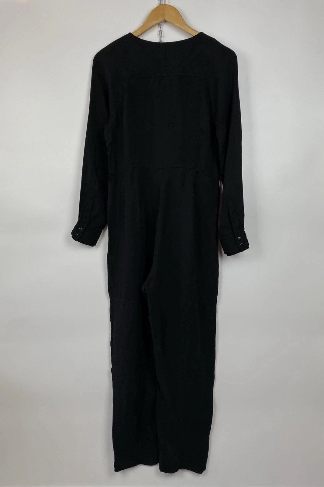 Allsaints Allsaints Erin Jumpsuit Women’s Black Top Zip Long Sleeve Size M / US 6-8 / IT 42-44 - 12 Thumbnail