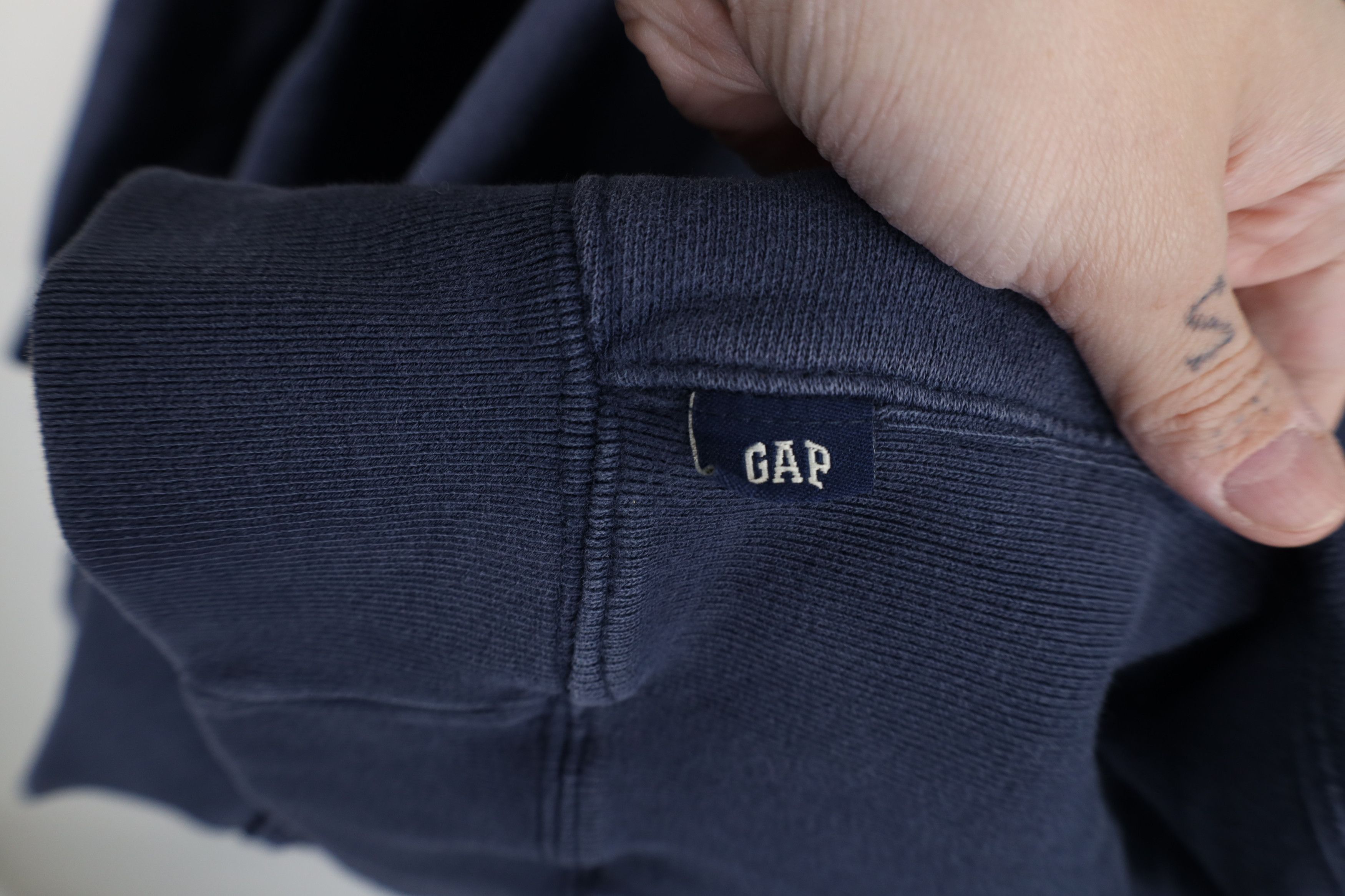 Gap Vintage Y2K Gap Heavyweight Reverse Weave Hoodie Sweatshirt Size US XL / EU 56 / 4 - 8 Thumbnail