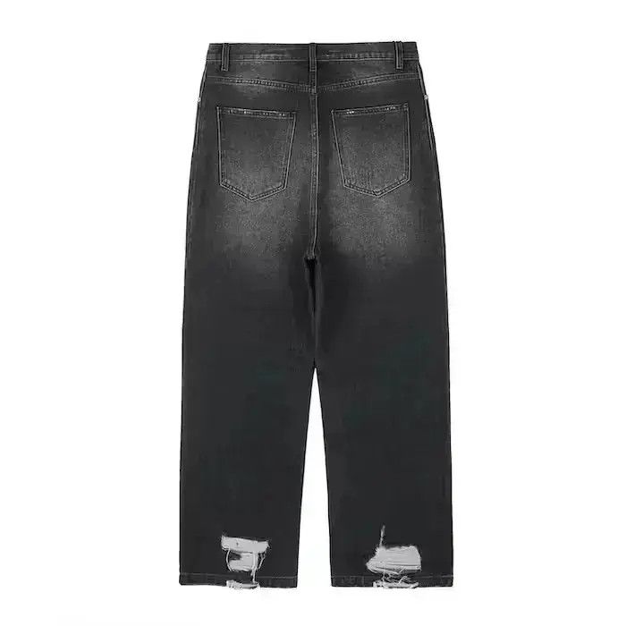 Japanese Brand Ripped Hole Baggy jeans Size US 34 / EU 50 - 3 Thumbnail