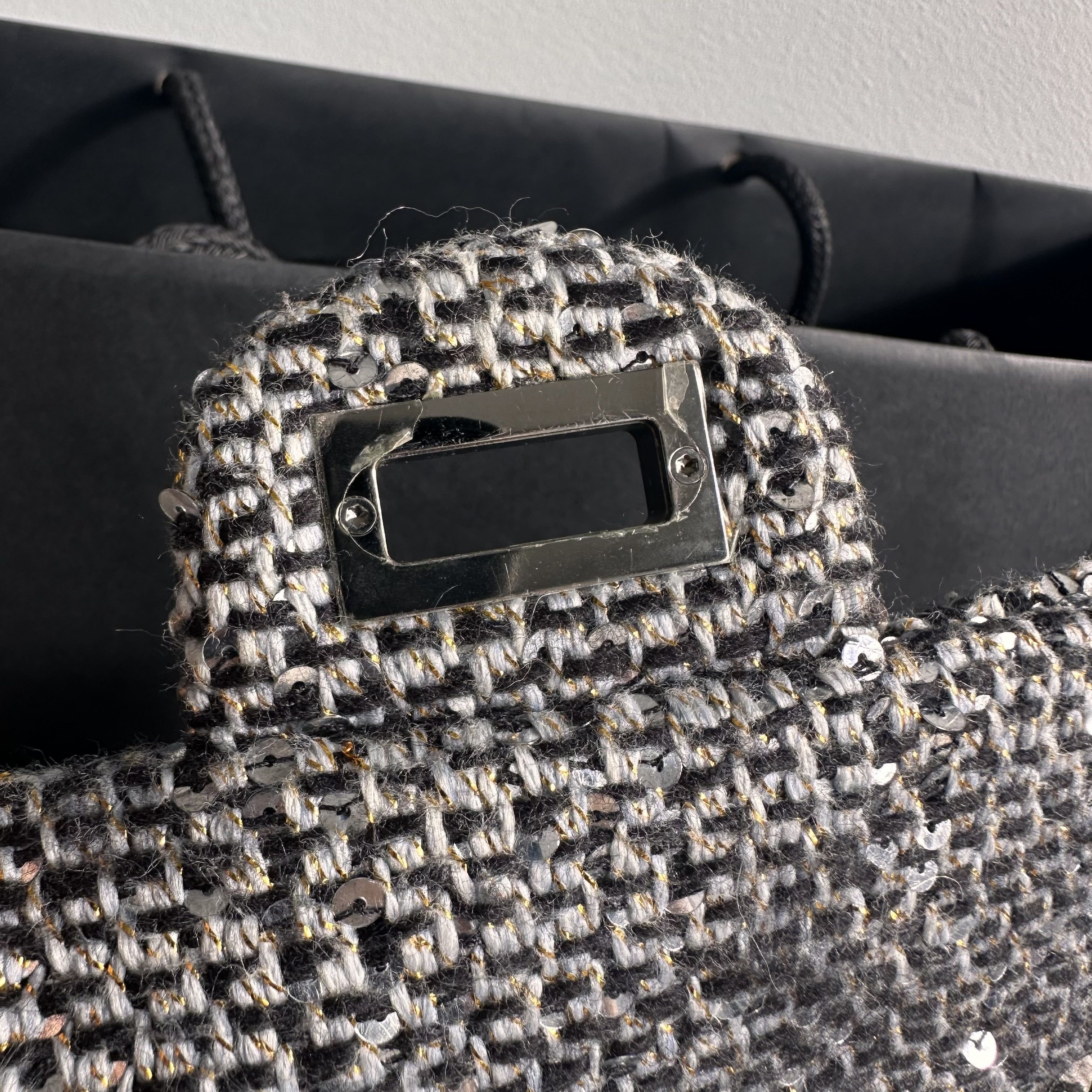 Chanel CHANEL 2.55 Reissue Mini bag in Tweed and sequins Size ONE SIZE - 5 Thumbnail