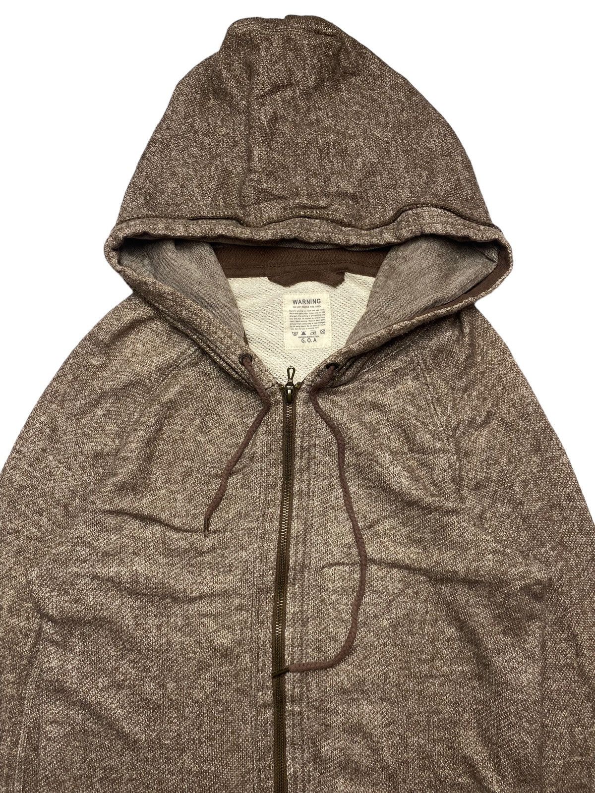 If Six Was Nine 2000s G.O.A - Gunny Sack Zip Hoodie Size US L / EU 52-54 / 3 - 4 Thumbnail