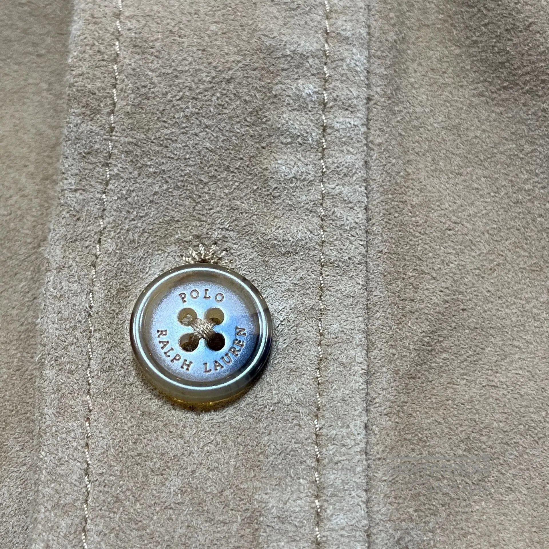 RRL Ralph Lauren Double RL Ralph Lauren Suede Shirt. Size US M / EU 48-50 / 2 - 8 Thumbnail