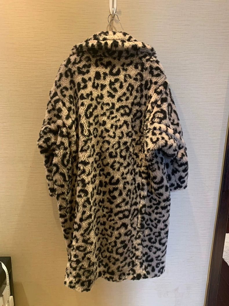 Max Mara Teddy Bear Coat Show Limited Edition Leopard