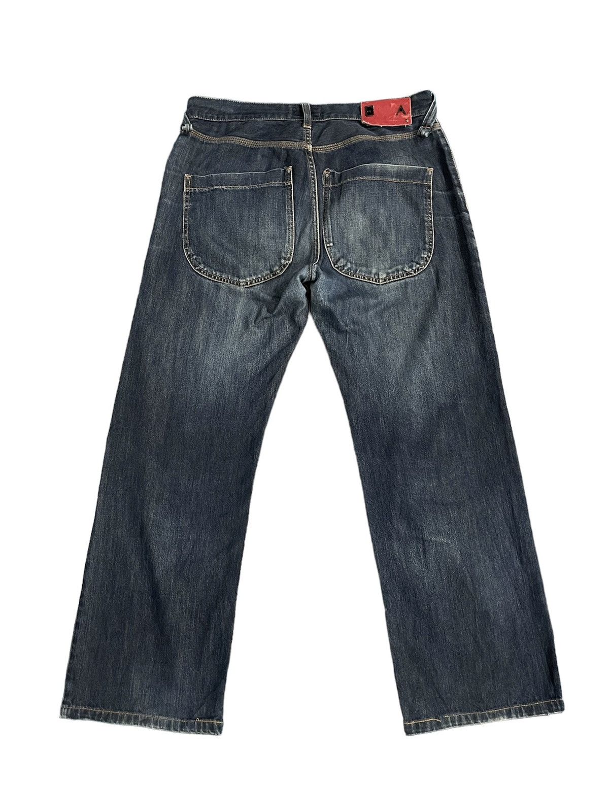 image of Vintage Emporio Armani Denim Pants in Blue, Men's (Size 34)