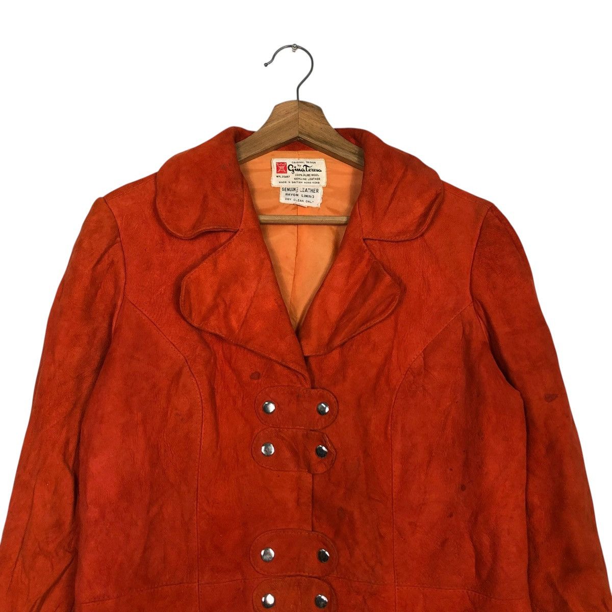 Vintage 🔥VINTAGE CHORE WORK LEATHER JACKET GINATERESA ISSEY MIYAKE Size US M / EU 48-50 / 2 - 5 Thumbnail