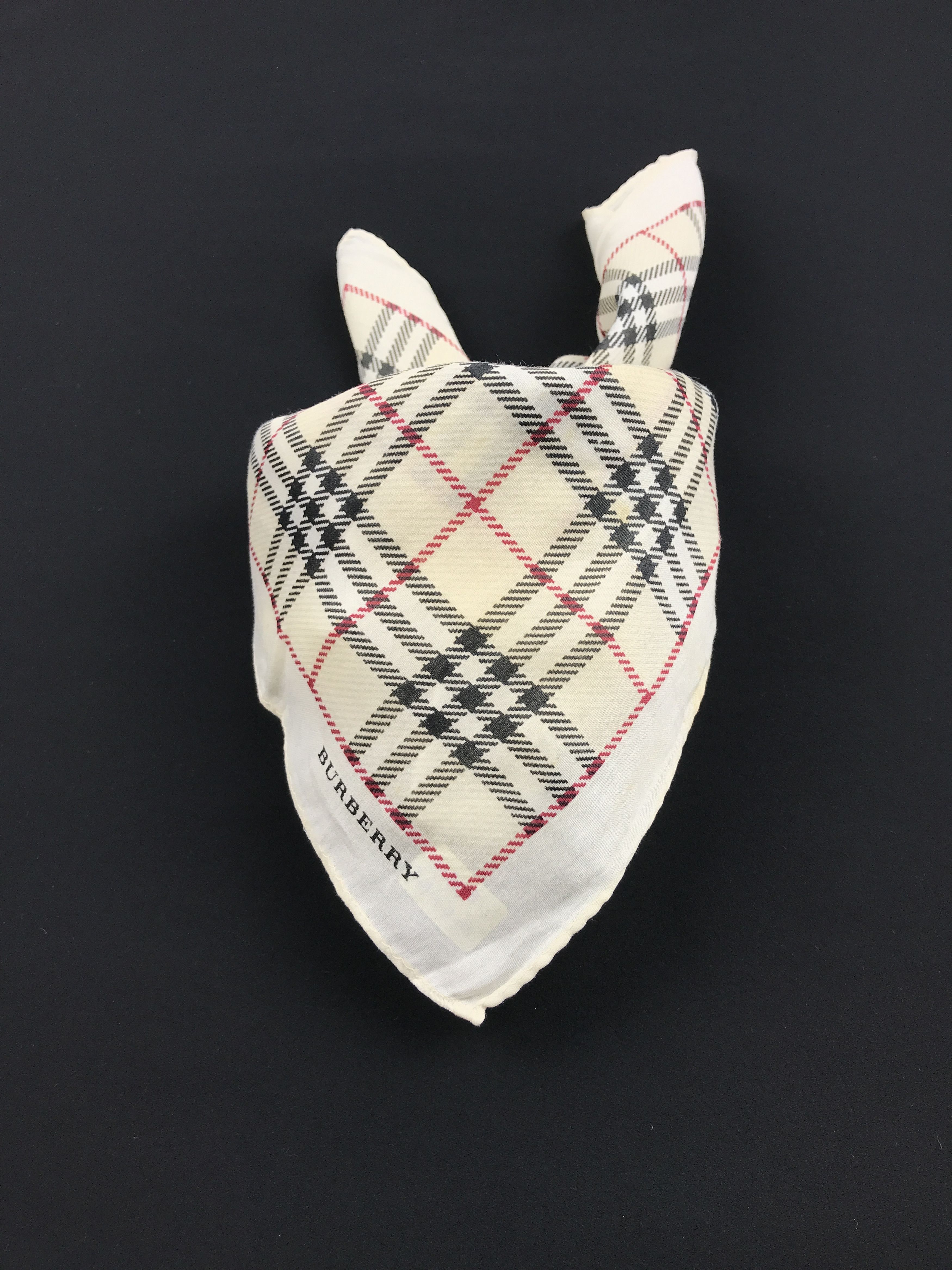 Burberry × Vintage Vintage Burberry Bandana Neckerchief Handkerchief Size ONE SIZE - 3 Thumbnail