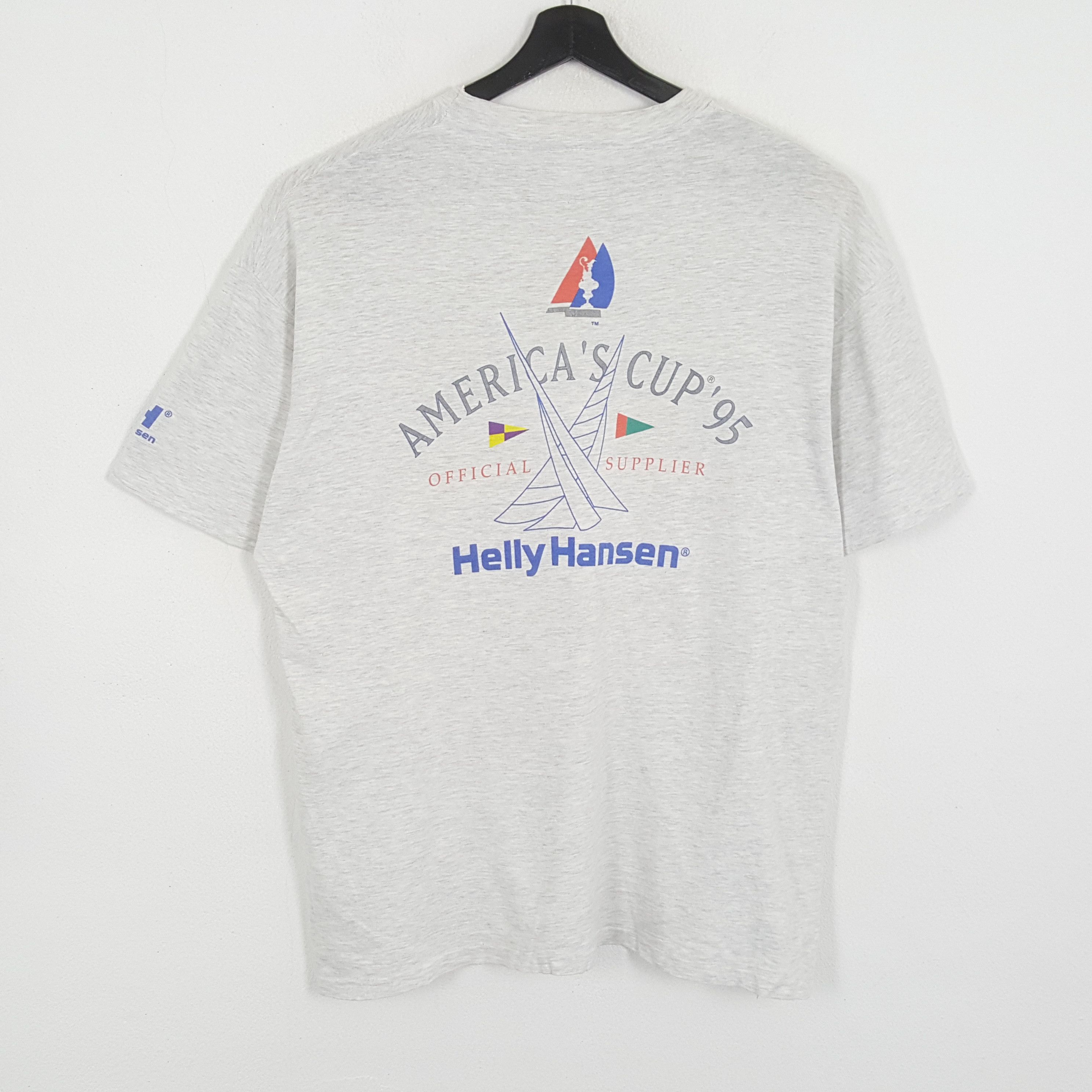 Hanes × Helly Hansen × Vintage AMERICA CUP 1995 HELLY HANSEN Promo Style Vintage Tshirt Size US XL / EU 56 / 4 - 1 Thumbnail