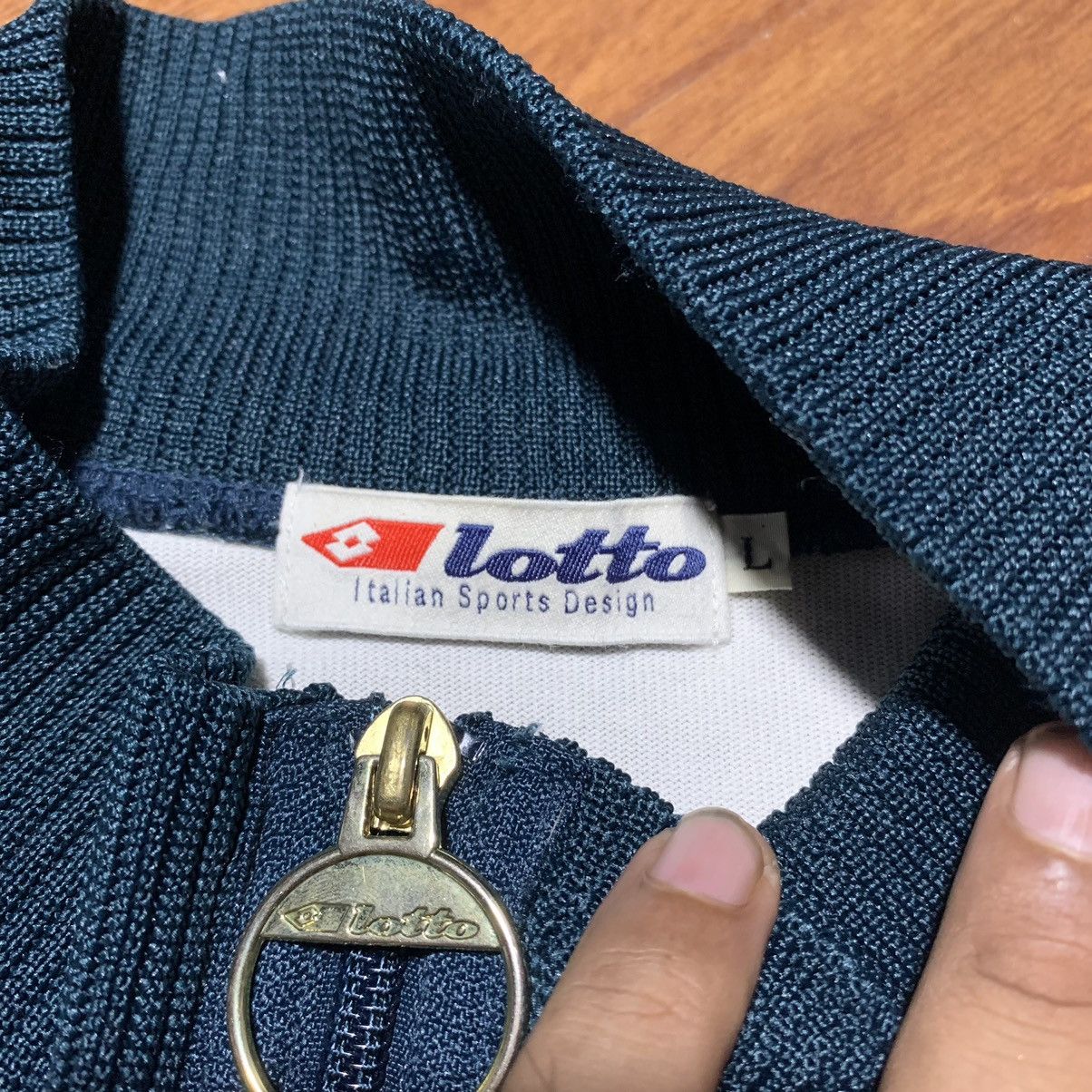 Lotto Sport × Vintage Vintage Lotto Netherland Track Retro Jacket 80s Size US L / EU 52-54 / 3 - 8 Thumbnail