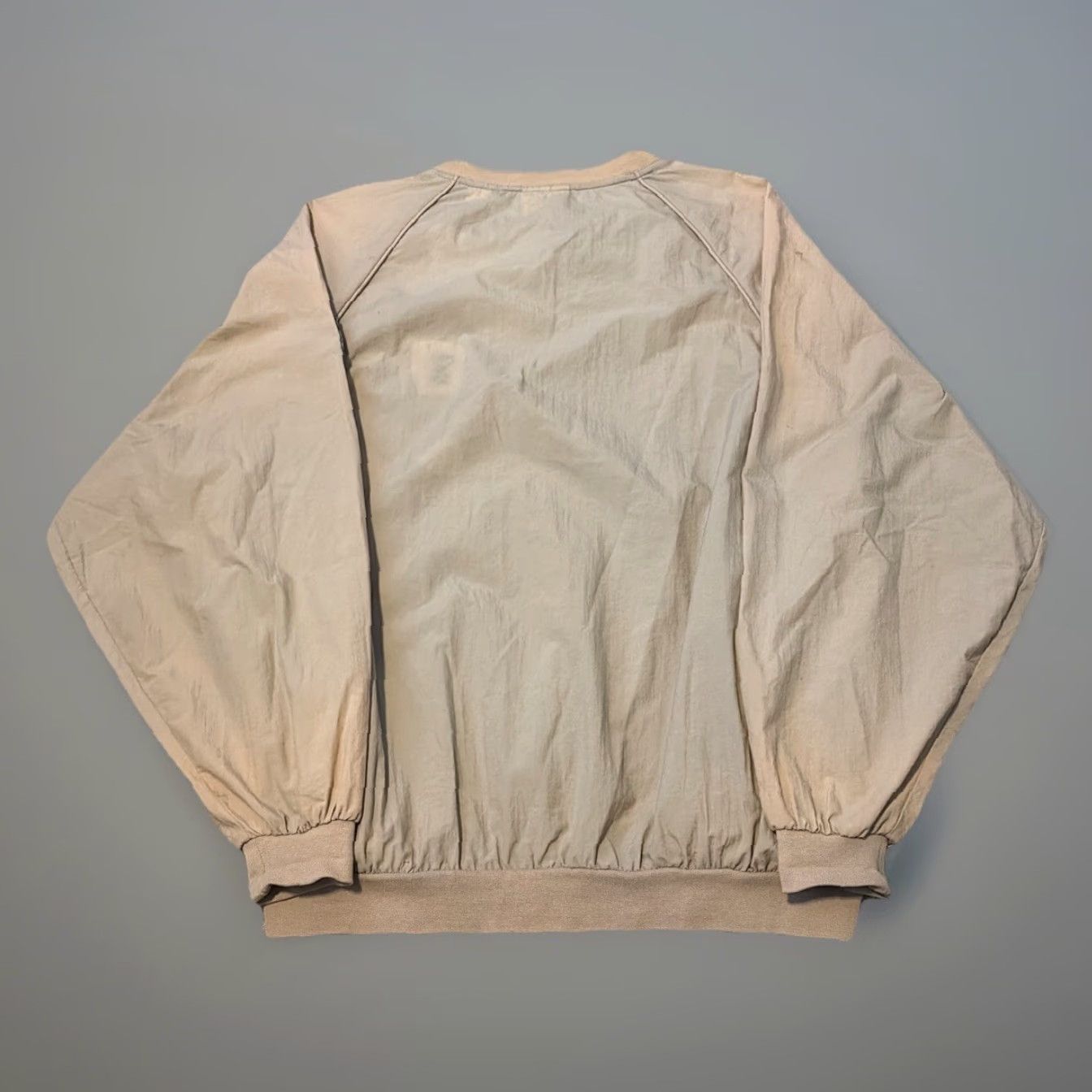 Vintage VINTAGE Slazenger Fox Hollow Club Beige Nylon Windbreaker Jacket XL Pullover Golf Men Size US XL / EU 56 / 4 - 2 Thumbnail