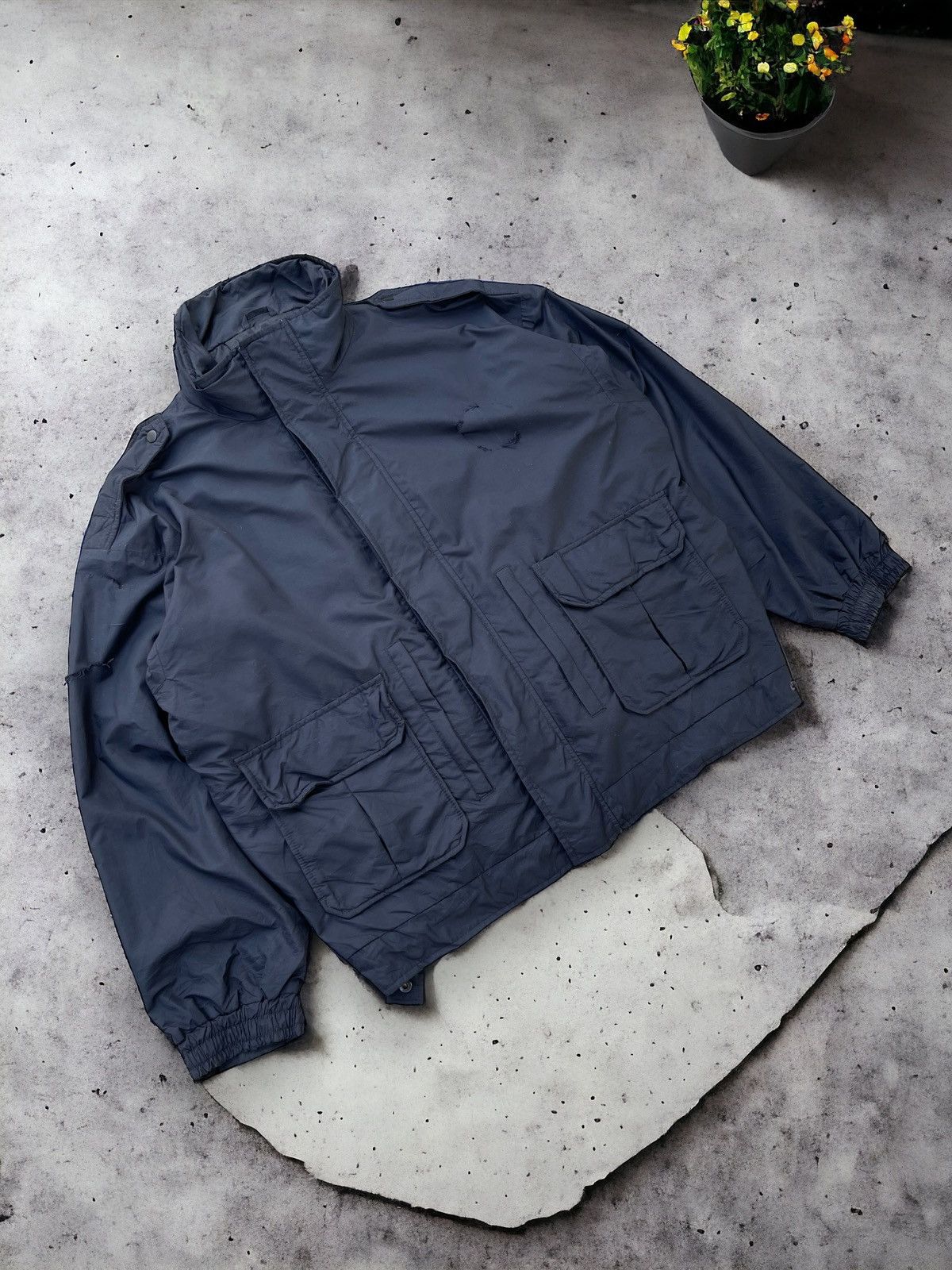 image of Vintage Spiewak Hunting Jacket With Hooded in Black, Men's (Size XL)