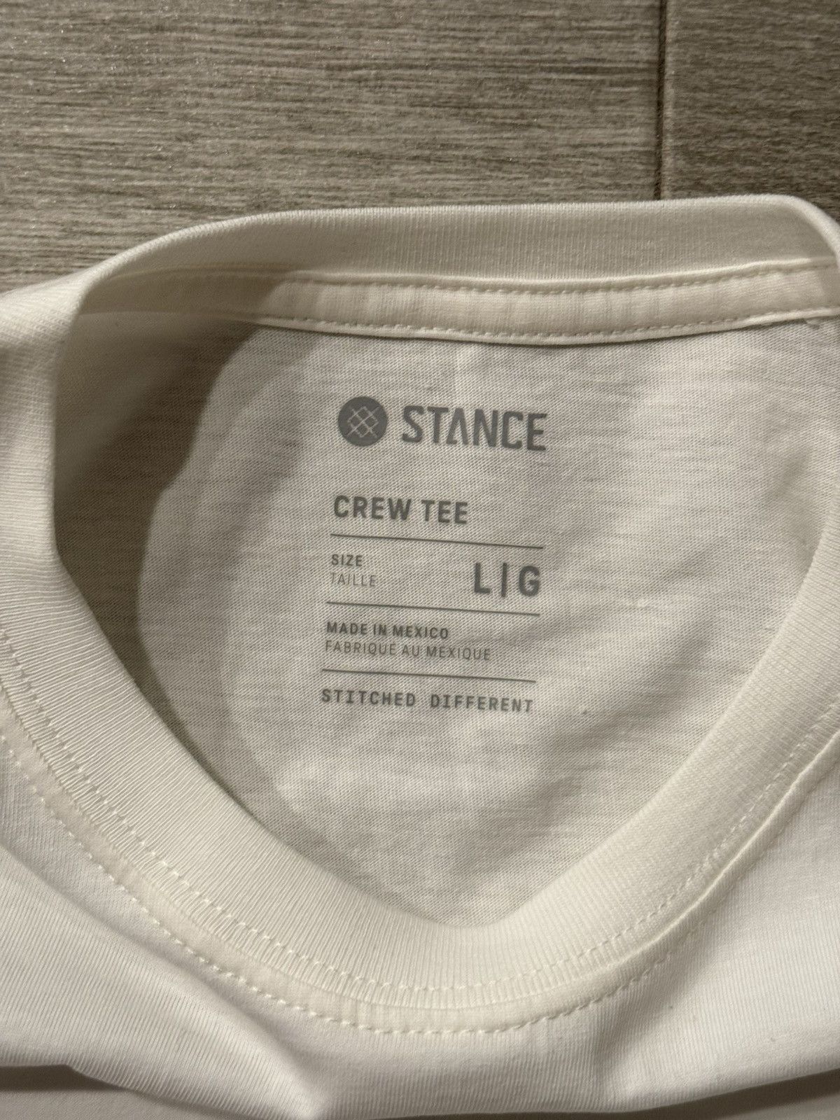 Stance Socks Stance All Day Crew Neck Tee T-Shirt Cream Size L Large New Size US L / EU 52-54 / 3 - 5 Thumbnail