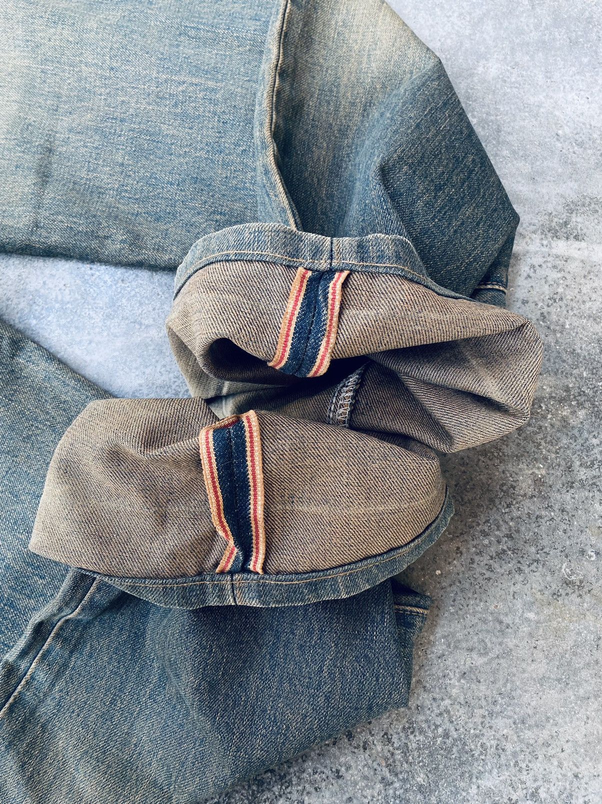 Wrangler Vintage wrangler Rusty Selvedge Distressed Denim Pants Size US 29 - 8 Thumbnail