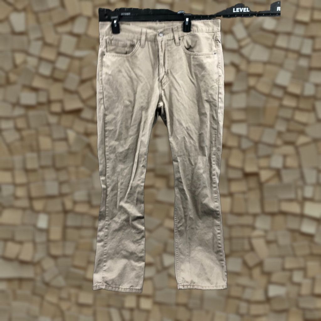 Levi's Levi's 514 Straight Chino Pants Mens 34x32 Beige Shirt Size US 34 / EU 50 - 1 Thumbnail