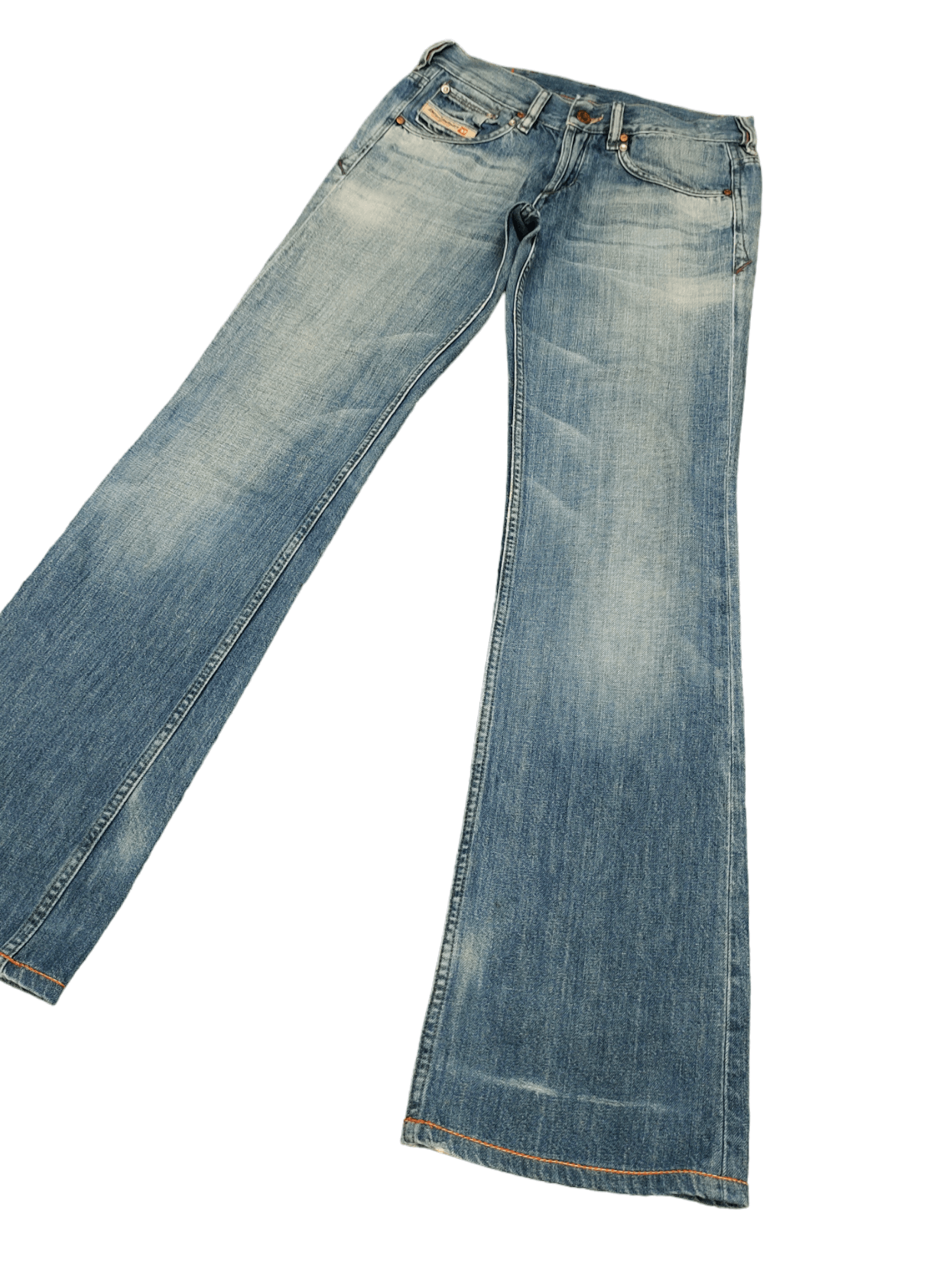 Hysteric Glamour Flare Jeans Diesel D Logo Denim Boot Cut Y2k