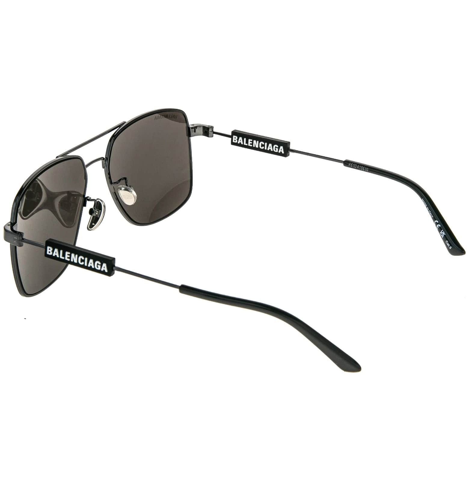 Balenciaga BALENCIAGA BB0116SA TAG 0116 Aviator Black Sunglasses 001 Size ONE SIZE - 2 Thumbnail