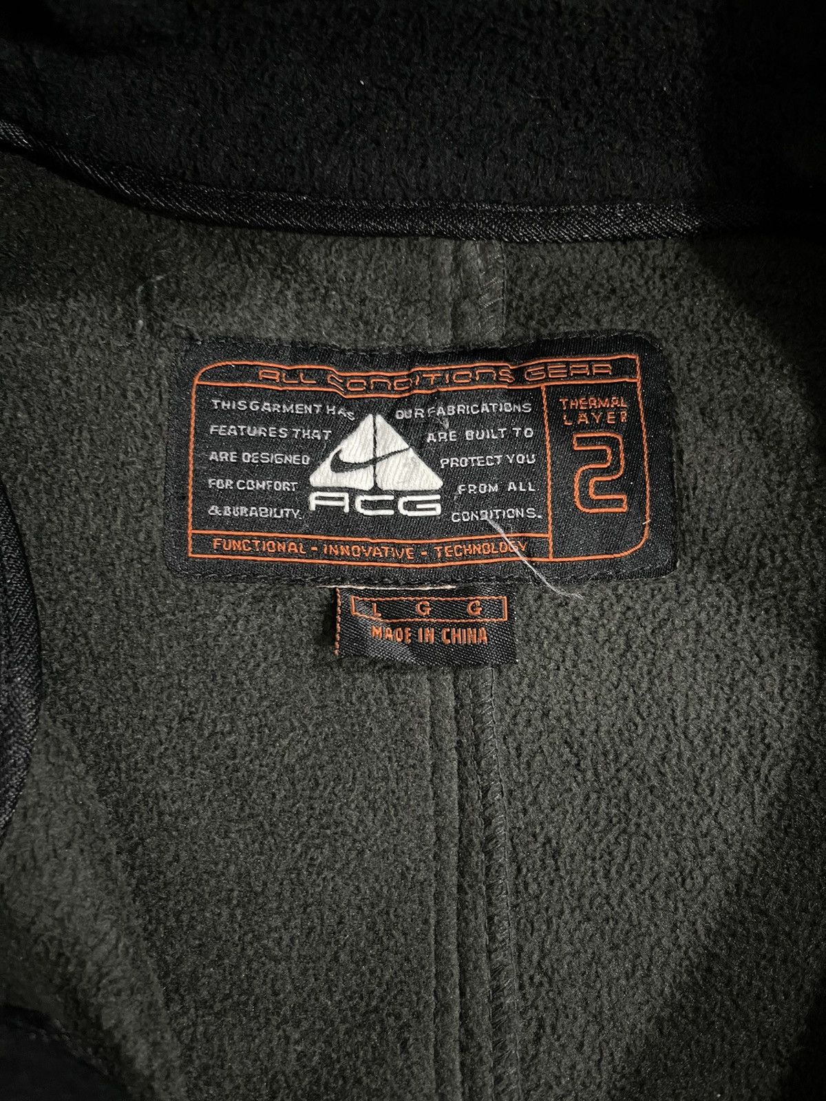 Nike Vintage Nike Acg Fleece Jacket Size US L / EU 52-54 / 3 - 16 Thumbnail