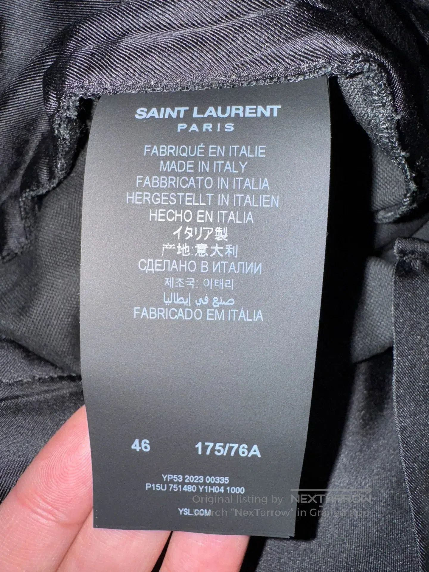 Saint Laurent Paris Saint Laurent 23 Show Velvet Smoking Pants. Size 41" - 5 Thumbnail