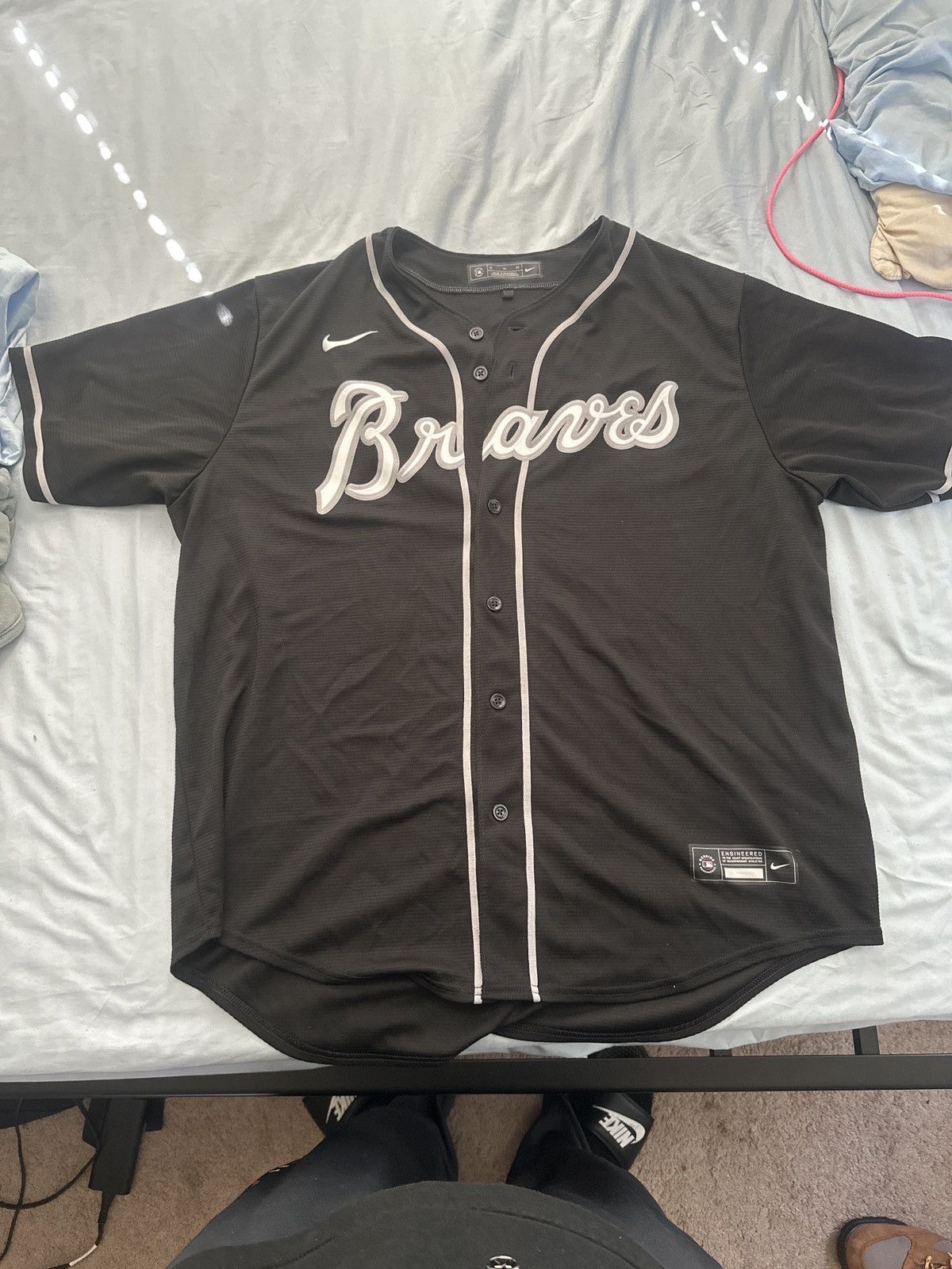 Nike Ronald Acuna Jr Braves Jersey #13 Size US XL / EU 56 / 4 - 2 Thumbnail