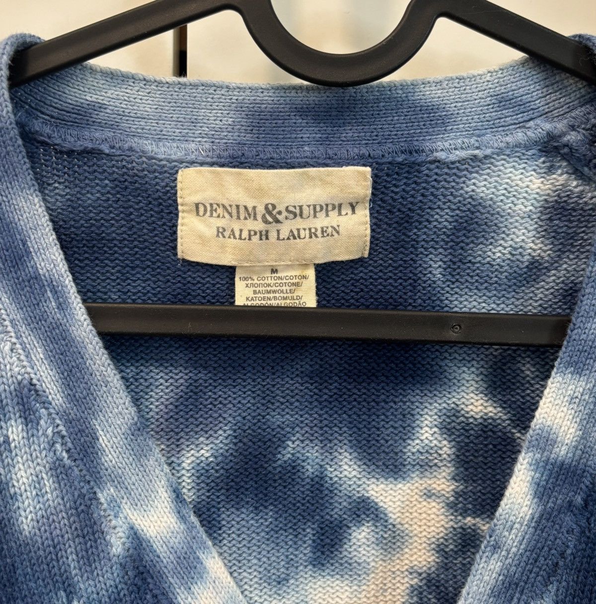 Ralph Lauren Ralph Lauren Denim & Supply Strickjacke Tie-Dye Blau M Size US M / EU 48-50 / 2 - 3 Thumbnail