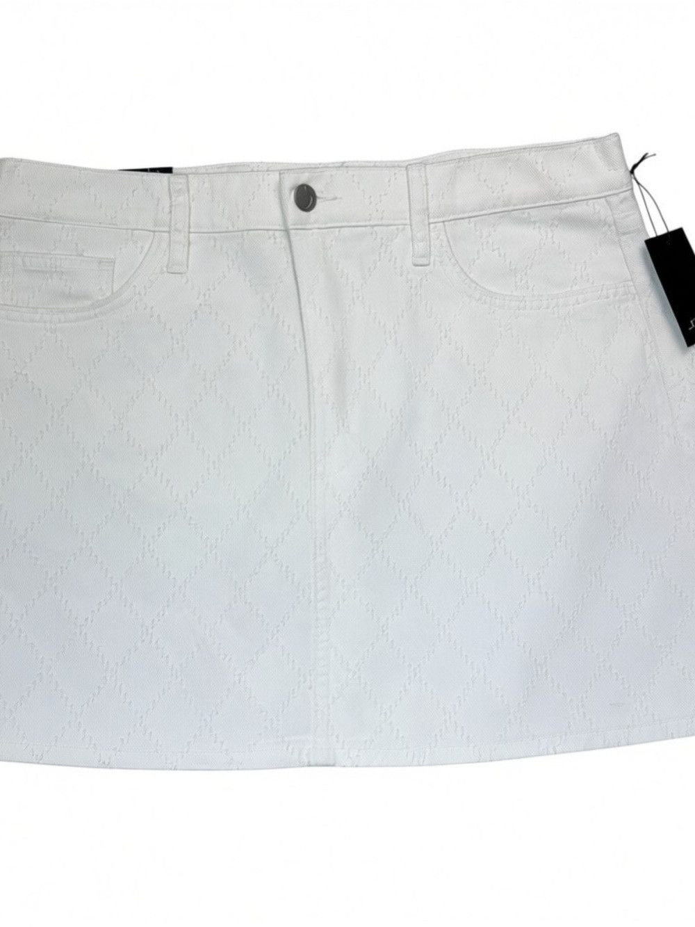 Joe's NWT New $128 Joe's Jeans Diamond Pattern Mini Skirt In Anka Size 31" - 2 Thumbnail