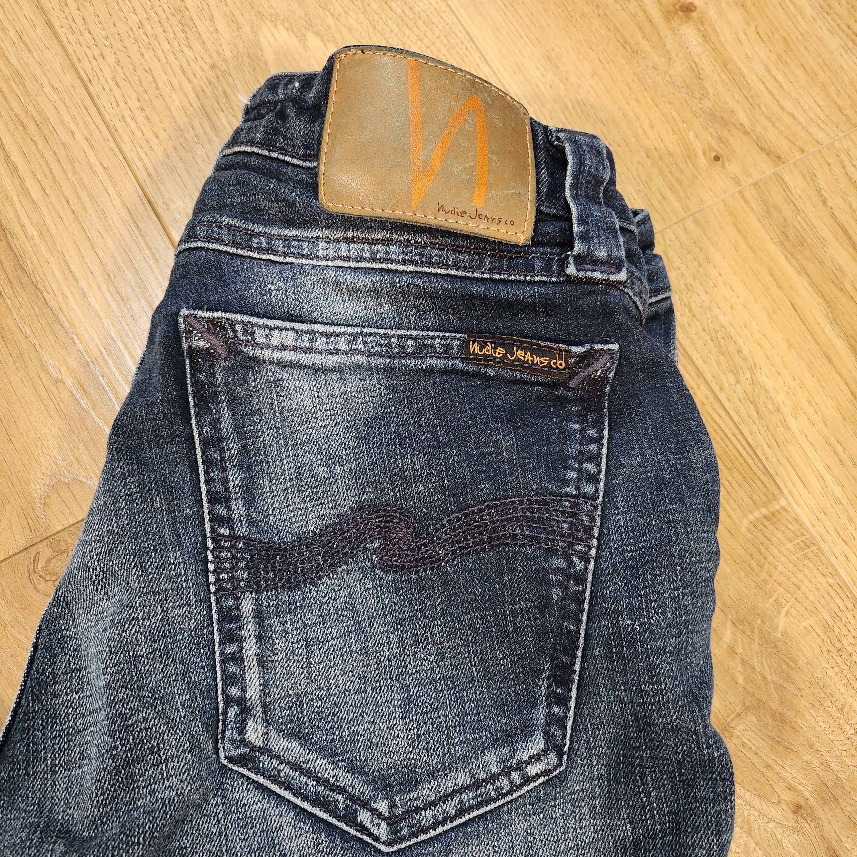 Nudie Jeans 29/32 Skinny Lin Blue Denim Size US 29 - 3 Thumbnail