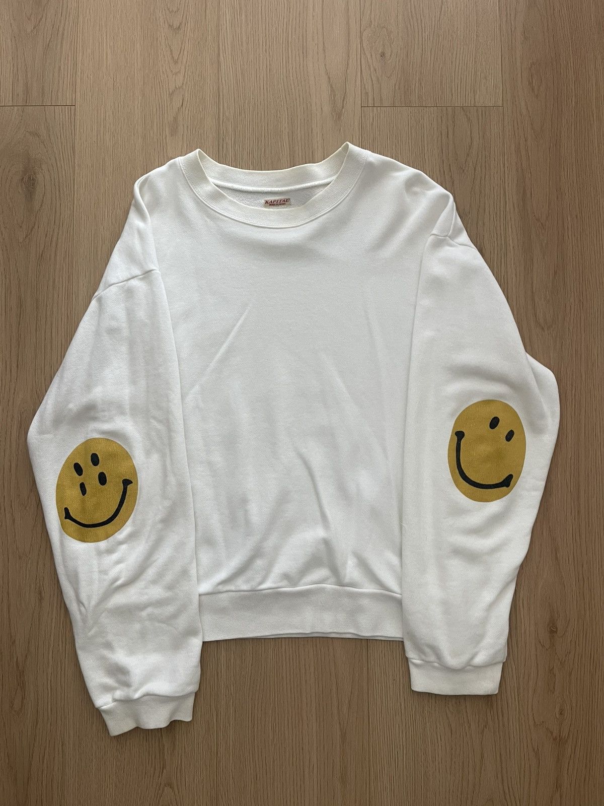 Kapital Kapital Smiley Elbow Patch Crewneck Size US M / EU 48-50 / 2 - 1 Thumbnail