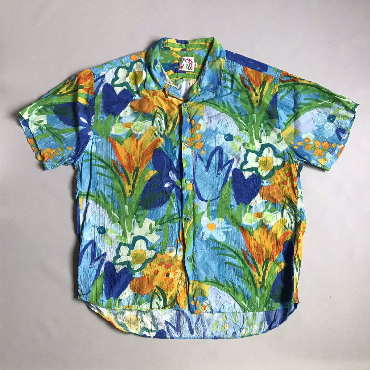 image of Hawaiian Shirt x Jams World Vintage 80's Jams World Hawaii Multicolor Shirt in Green, Men's (Size X