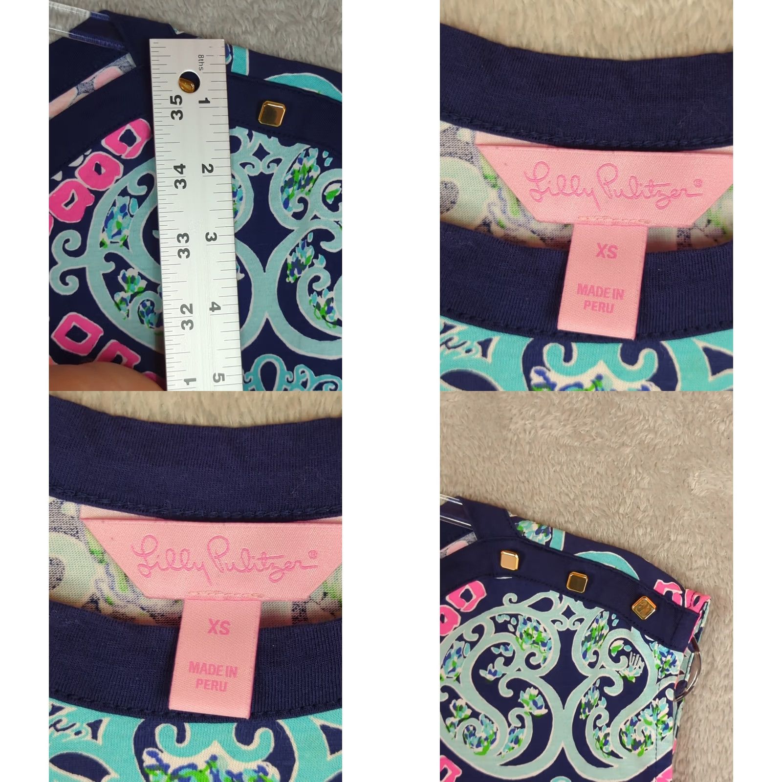 Lilly Pulitzer Lilly Pulitzer shift dress Robyn Behind The Gates Print Multicolor XS beachy cruise Women Size XS / US 0-2 / IT 36-38 - 10 Thumbnail