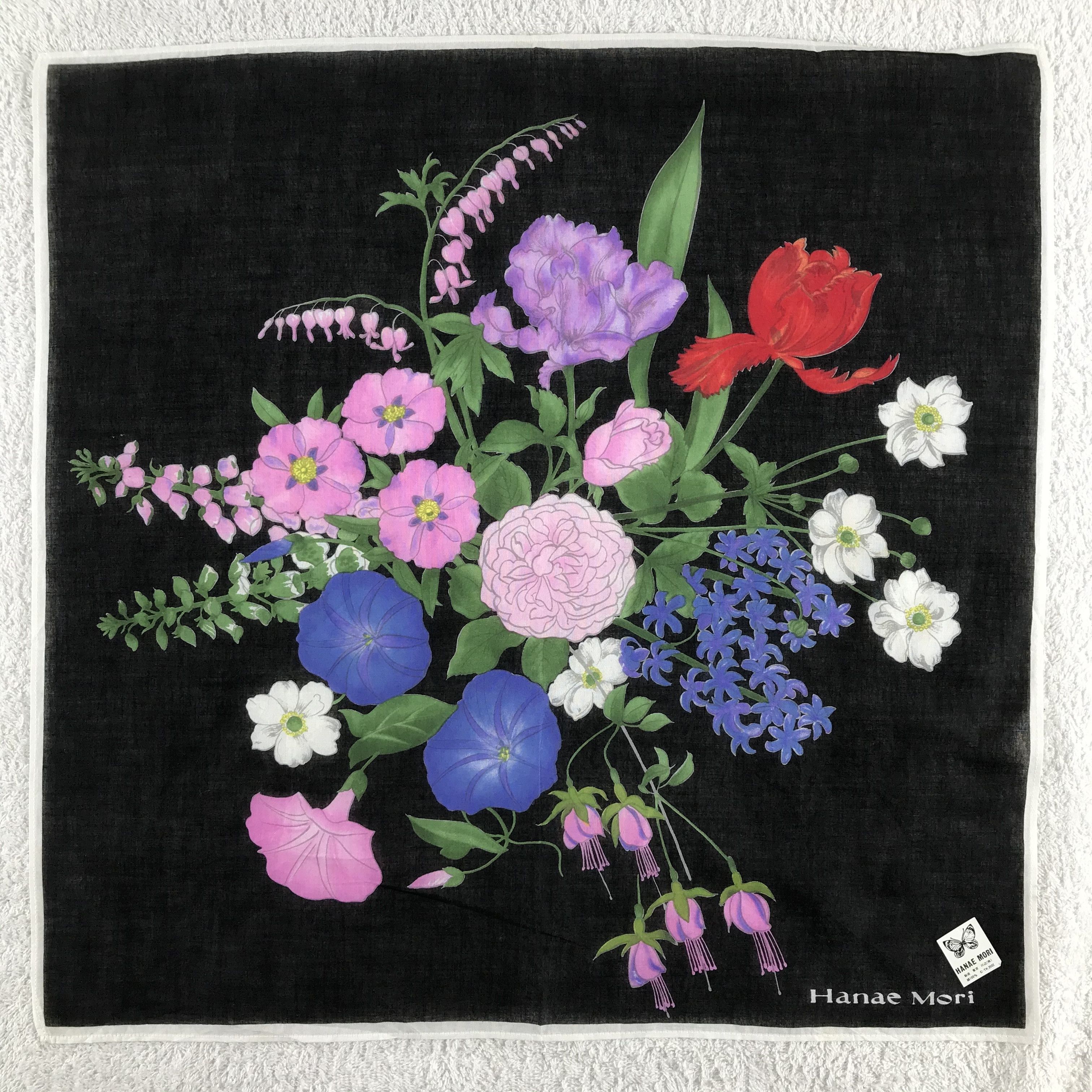 Hanae Mori Bandana / Handkerchief / Neckerchief - S135
