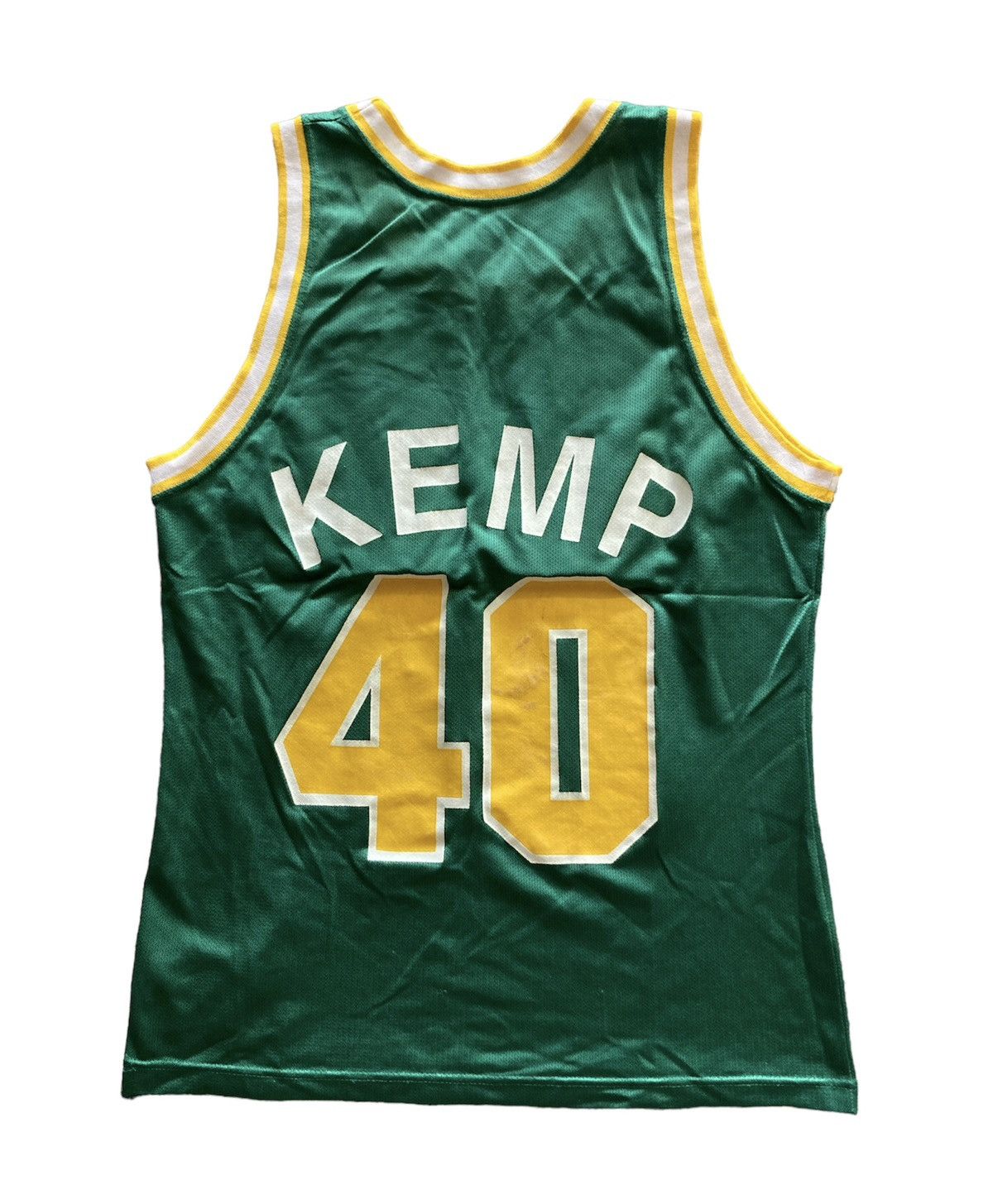 Champion × NBA × Vintage 90s Champion Seattle Supersonics Shawn Kemp 40 Jersey Size US M / EU 48-50 / 2 - 2 Thumbnail