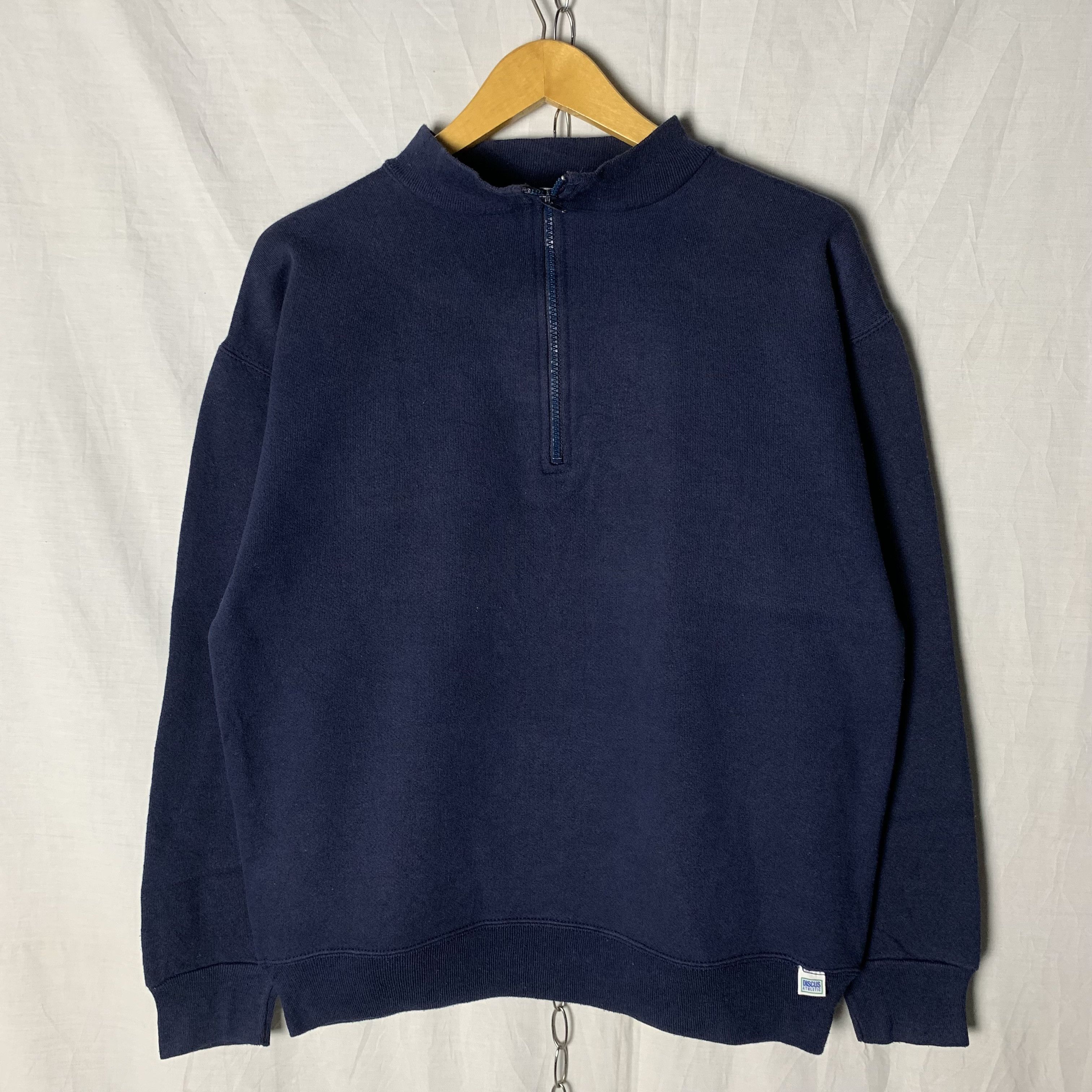 Vintage Vintage Discus Athletic Quarter Zip Sweatshirt Crewneck 