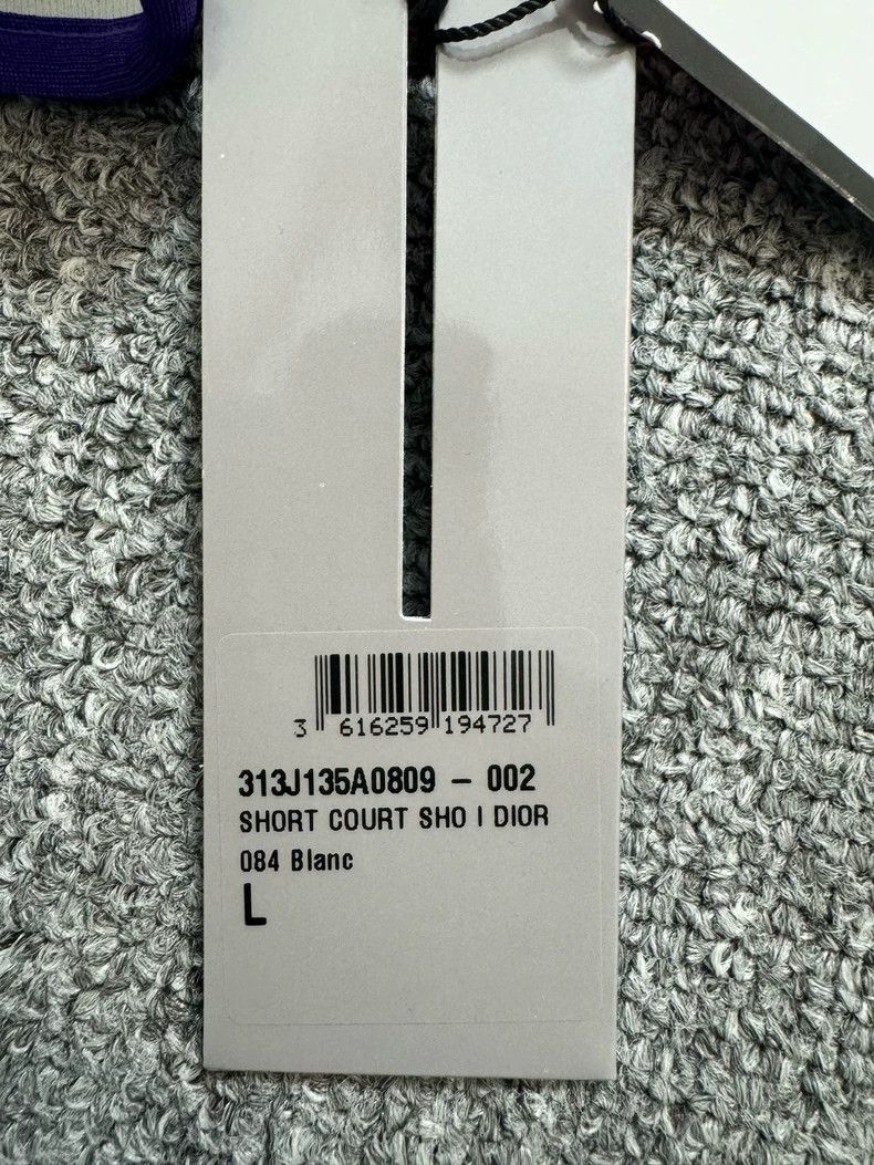 Dior Dior Size L White contrast stitching printed logo digital s Size US 32 / EU 48 - 7 Thumbnail