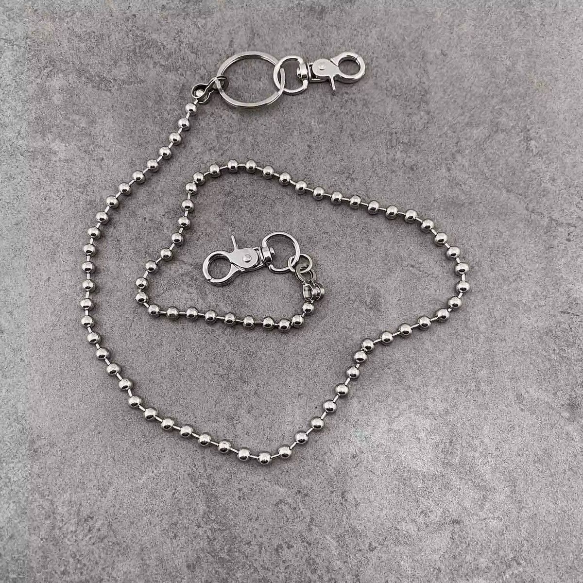 Jewelry Metal Wallet Pant Keychain Size ONE SIZE - 2 Thumbnail