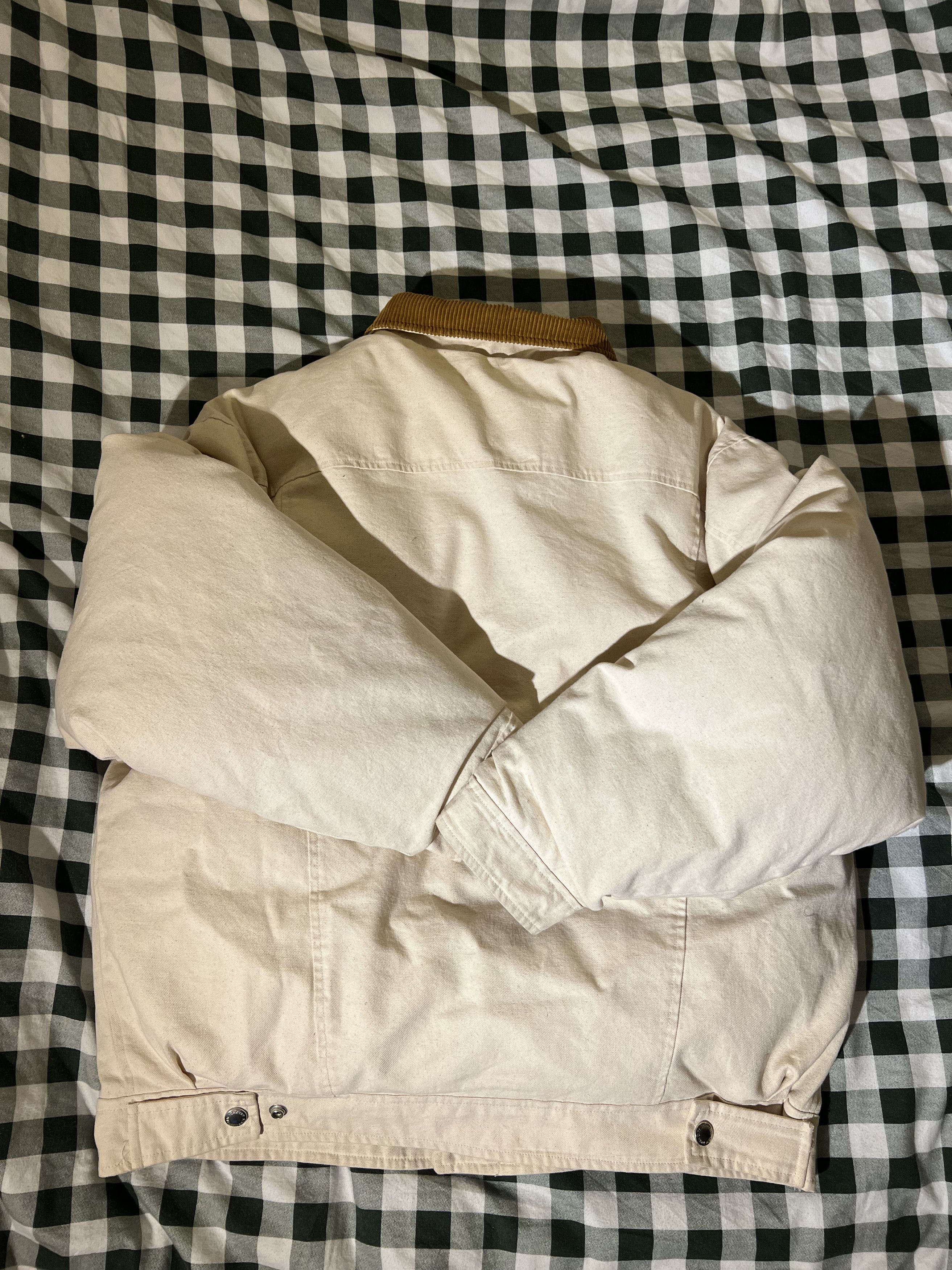 Schott × Supreme Supreme x Schott Canvas Down Trucker Jacket 'Natural' Size US L / EU 52-54 / 3 - 8 Thumbnail