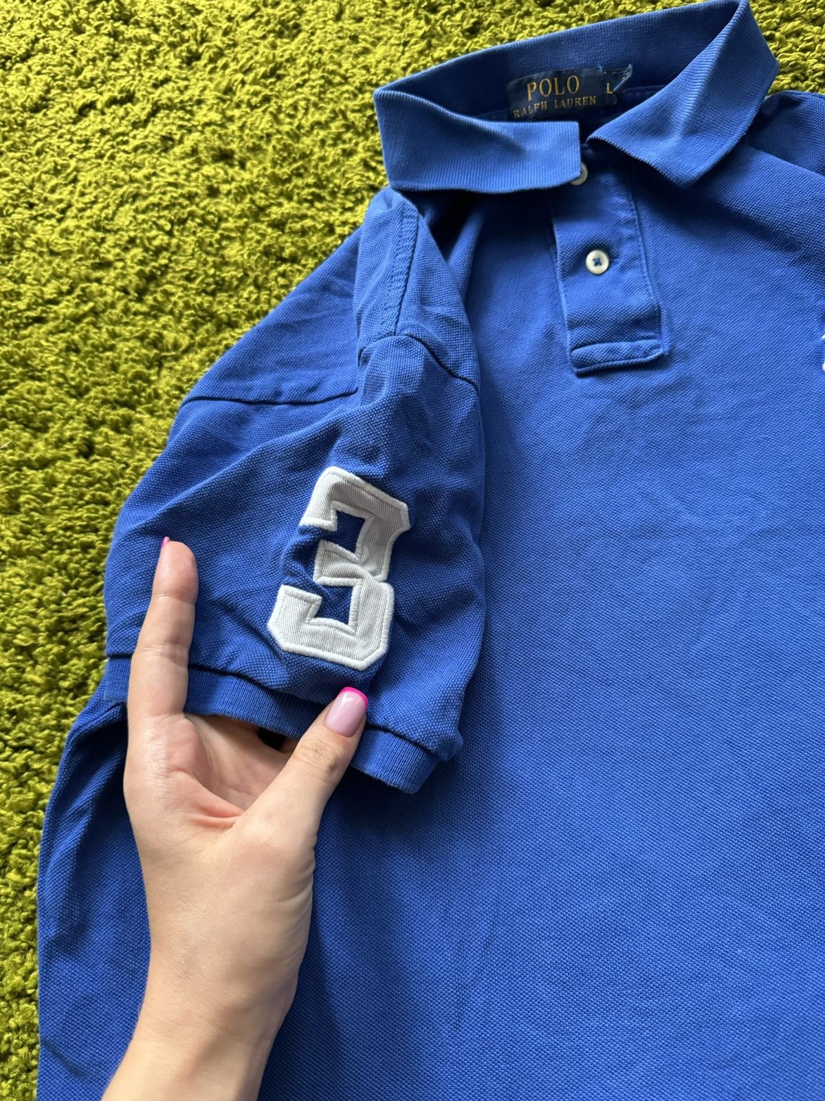 Polo Ralph Lauren × Ralph Lauren Polo Ralph Lauren big pony polo t-shirt Size US L / EU 52-54 / 3 - 4 Thumbnail
