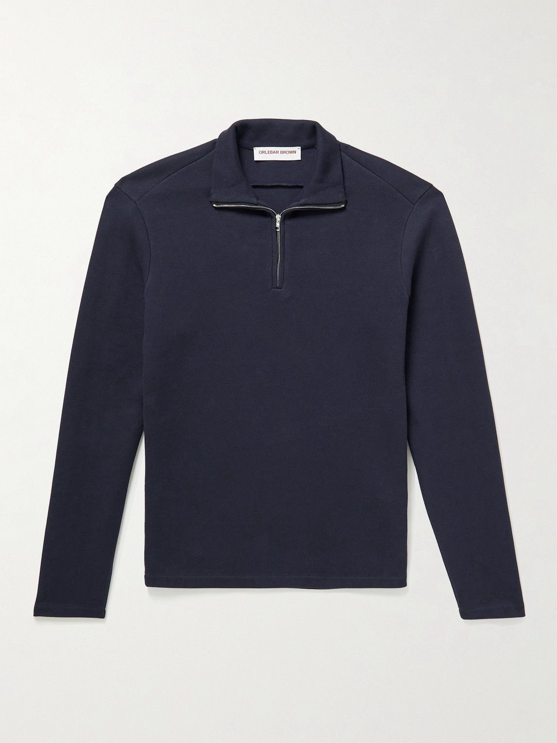 Orlebar Brown Orlebar Brown Navy Quarter Zip Size US M / EU 48-50 / 2 - 1 Thumbnail