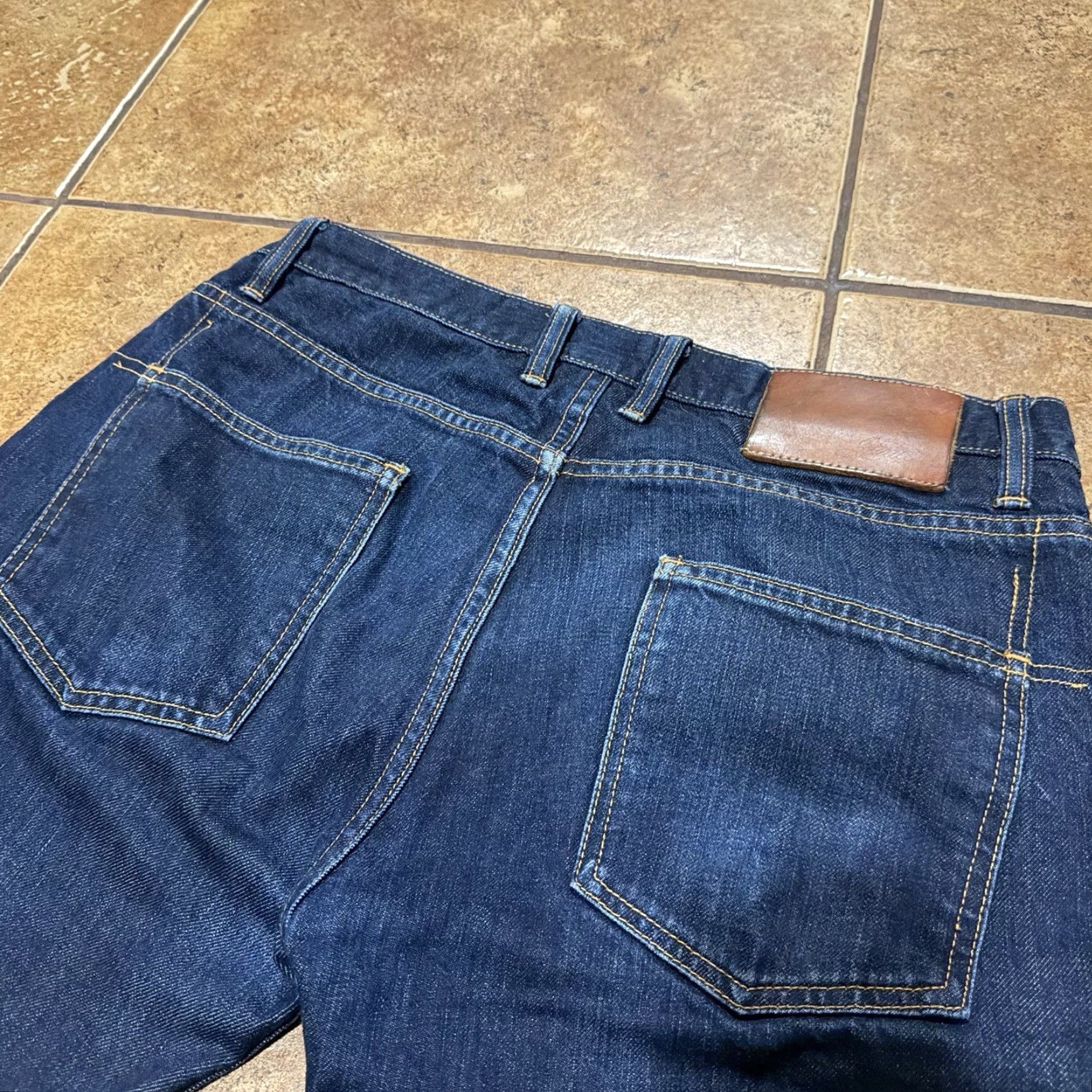 3sixteen VINTAGE 3sixteen ST-101X Indigo Selvedge Denim Shirt Jeans Slim 34 Mens 5-Pocket Design Blue Cotton Size US 34 / EU 50 - 7 Thumbnail
