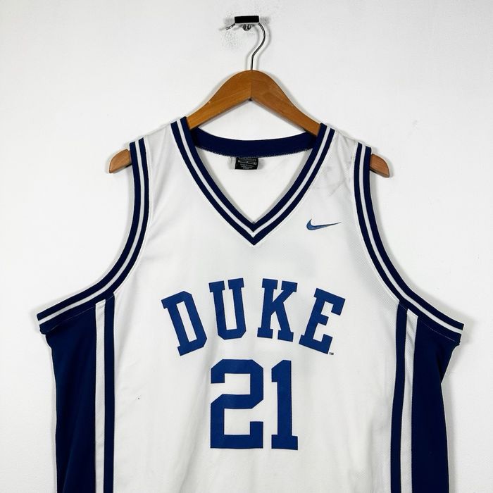 Vintage Vintage Nike Team Duke #21 Basketball Jersey | Grailed