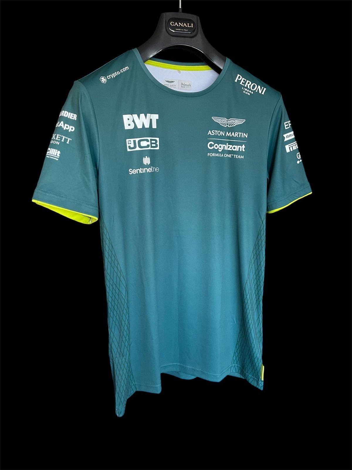 Formula 1 Aston Martin Pelmark formula 1 team green jersey Size US M / EU 48-50 / 2 - 3 Thumbnail