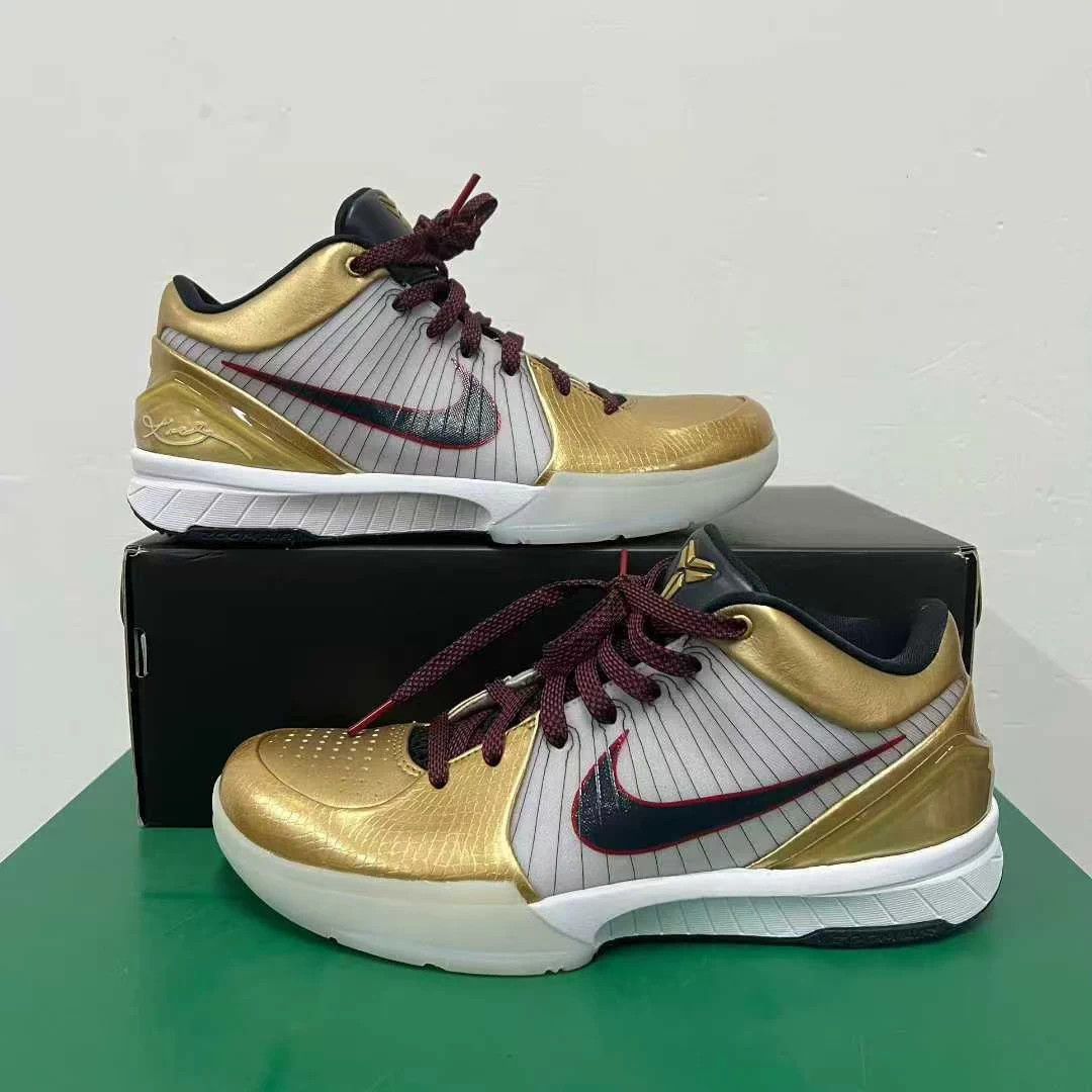 Nike Nike Kobe 4 Gold EUR41 1w $1200 OG Box Size US 8 / EU 41 - 4 Thumbnail