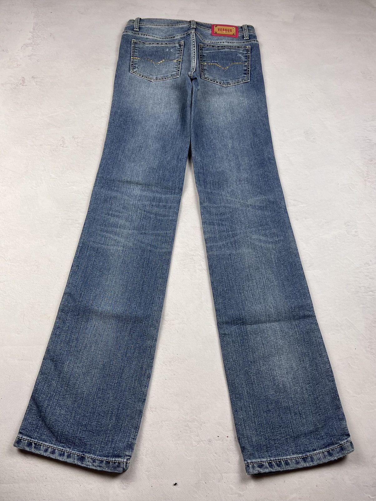 Le Grande Bleu (L.G.B.) × Versace × Vintage Japanese Luxury Denim Versace Vintage Y2k Classic Style Size 27" / US 4 / IT 40 - 2 Thumbnail