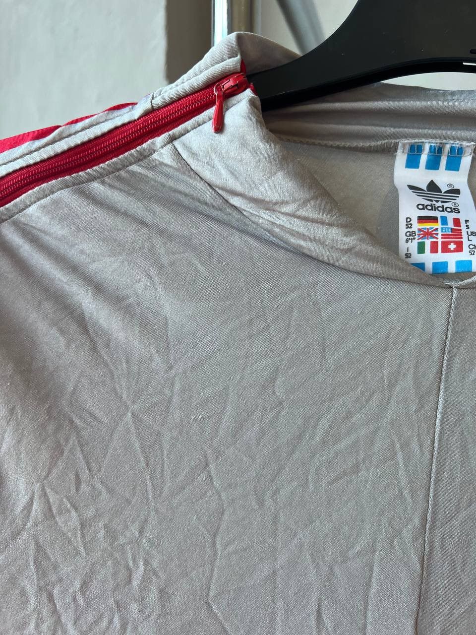 Adidas 1980 RARE ADIDAS MADE IN WEST GERMANY RUN BIKE OVERALLS L Size 52L - 8 Thumbnail