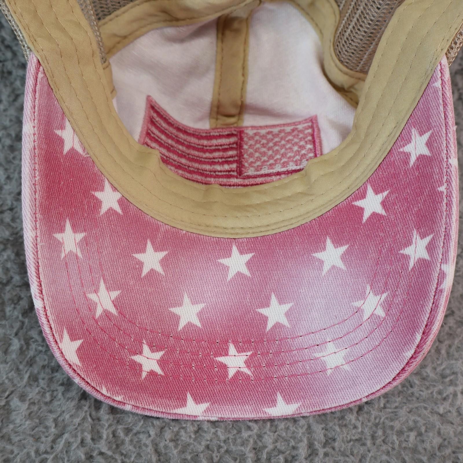 Other Trucker Cap Women Denim Cotton Snapback Flag Pink Camo Size ONE SIZE - 6 Thumbnail