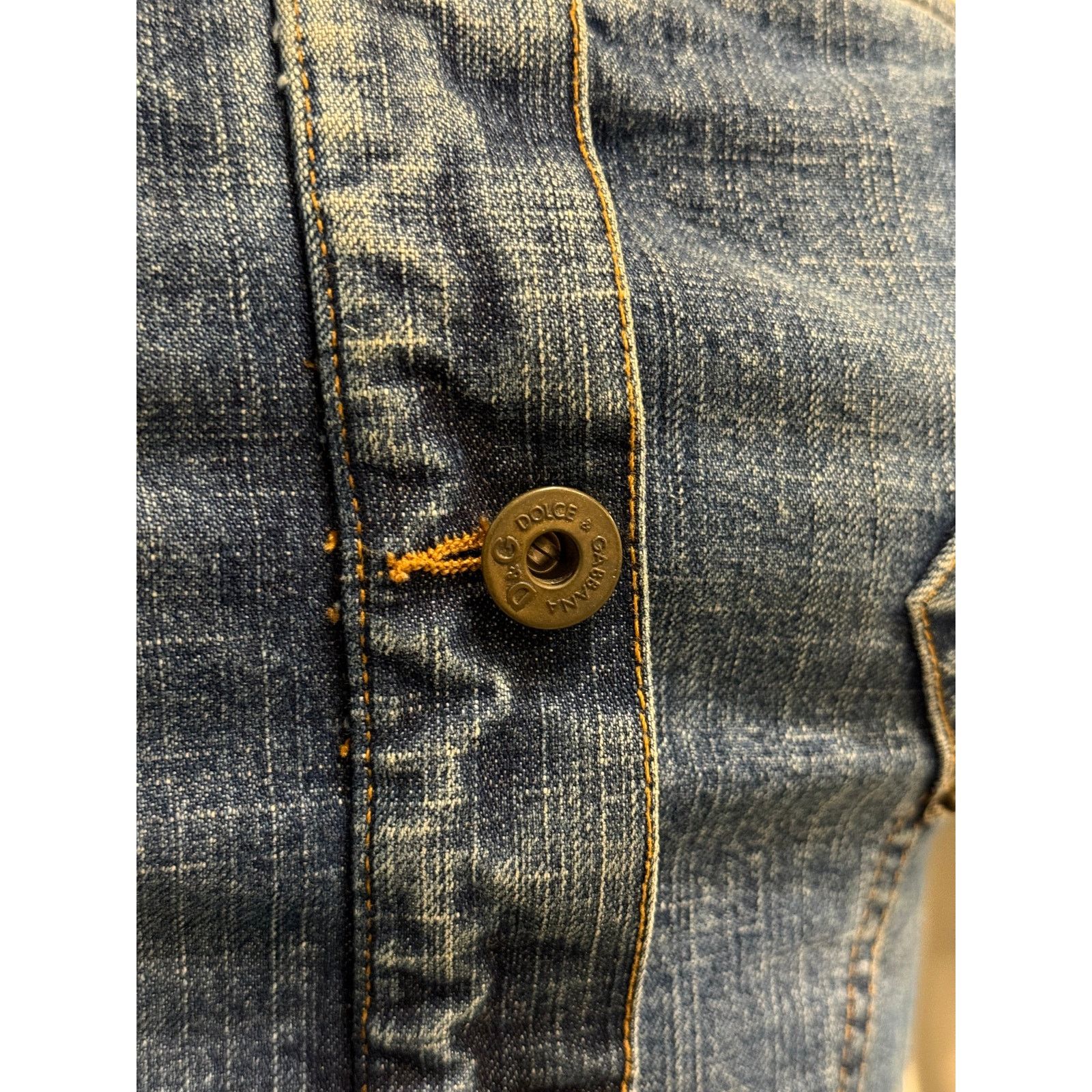 Dolce & Gabbana 2000s Dolce & Gabbana denim pocket corset Size S / US 4 / IT 40 - 7 Thumbnail