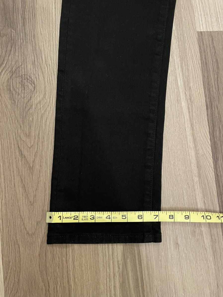 Uniqlo Uniqlo Slim Black Jeans Size US 33 - 2 Thumbnail
