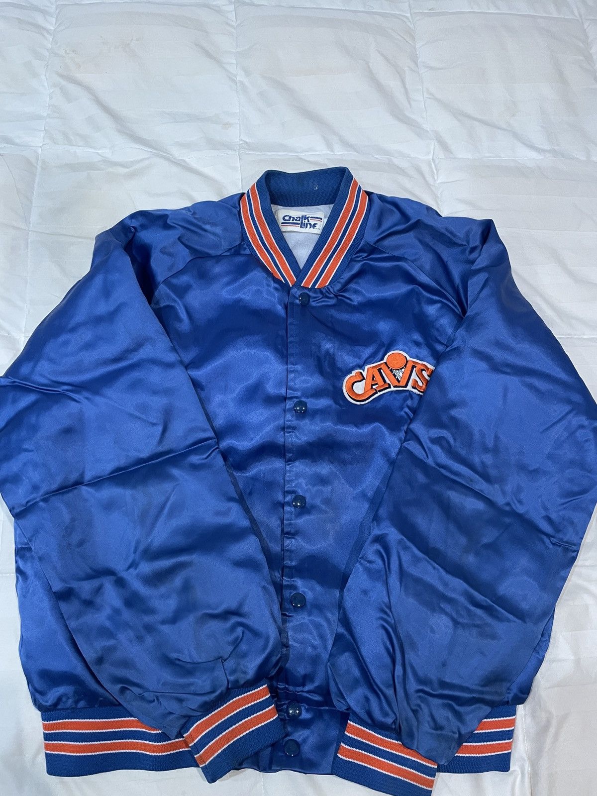 Vintage Vintage Satin Chalk Line Cavaliers Jacket Rare Size US XL / EU 56 / 4 - 1 Thumbnail