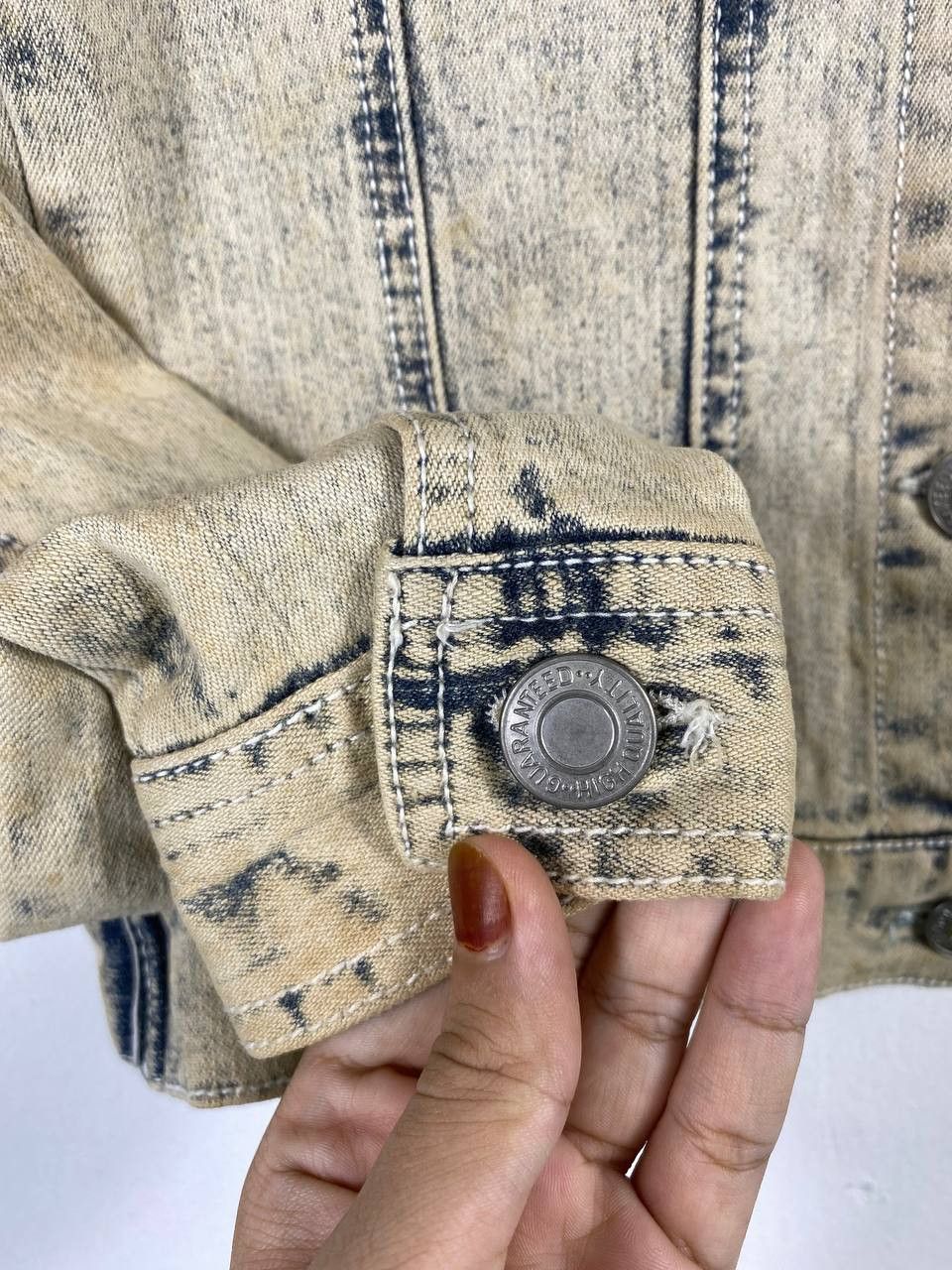 Japanese Brand japanese brand acid wash denim jacket nice design Size M / US 6-8 / IT 42-44 - 3 Thumbnail
